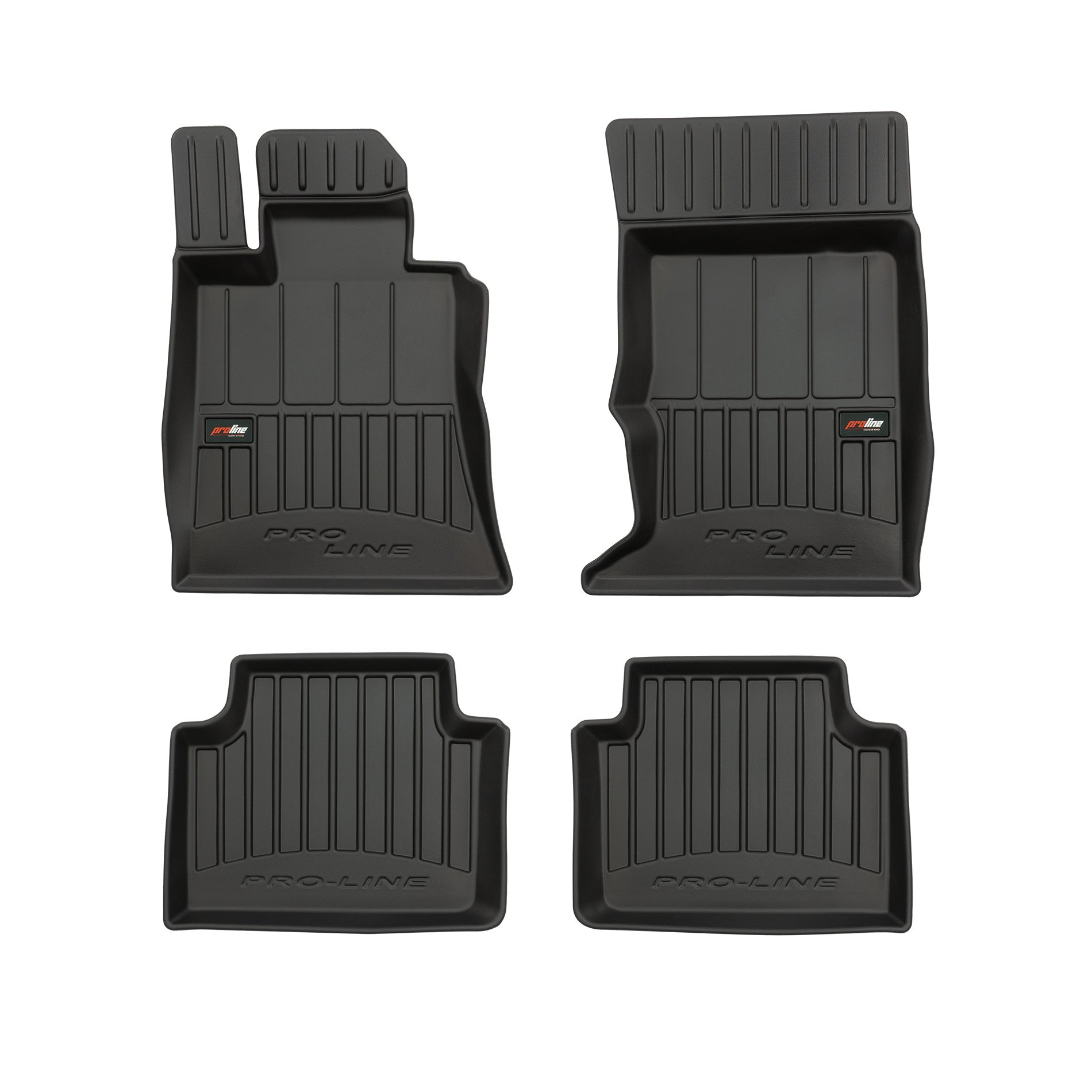 PACK 4 TAPETES BORRACHA PRO-LINE ALFA ROMEO GIULIA 2016-> AWD