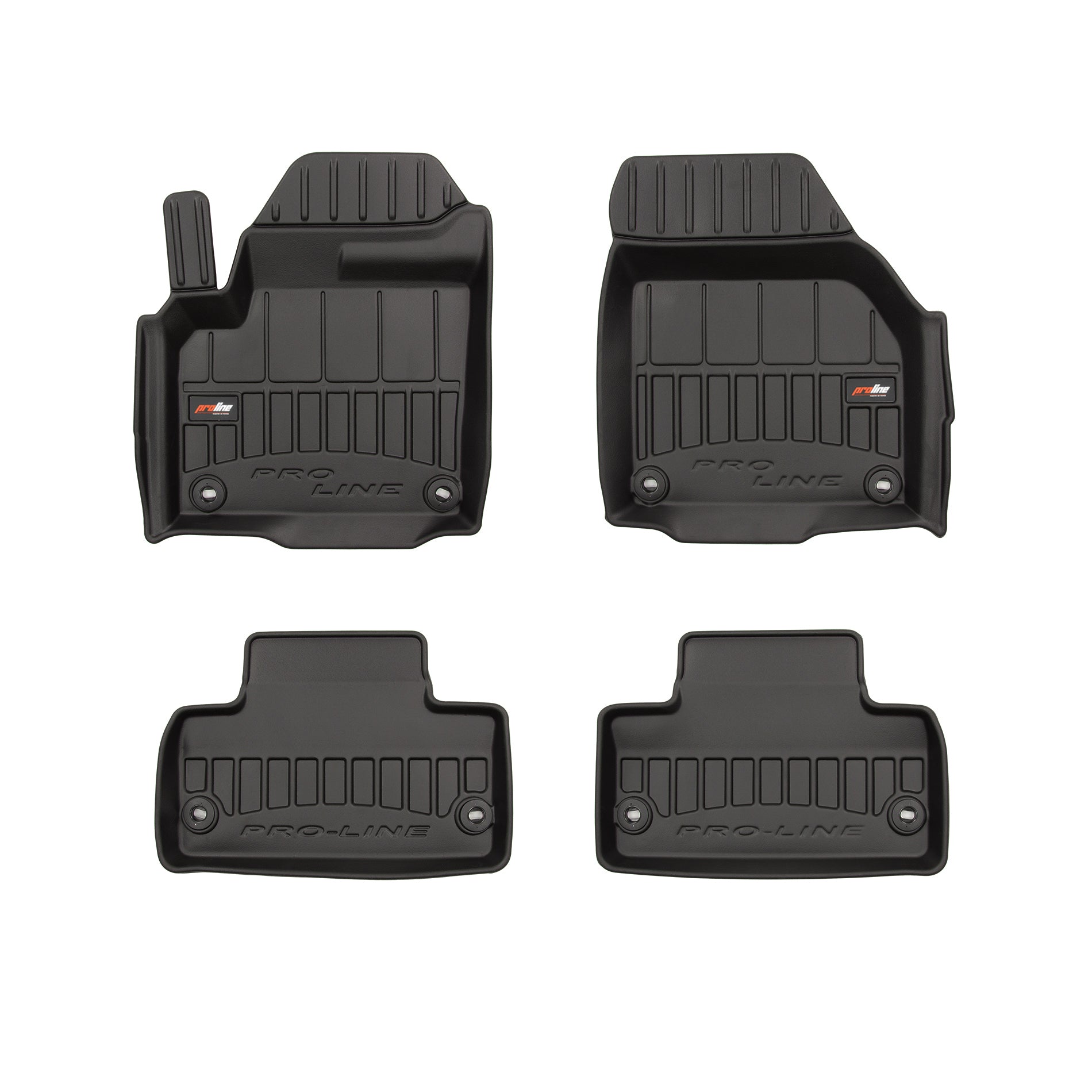 PACK 4 TAPETES BORRACHA PRO-LINE LAND ROVER RANGE ROVER EVOQUE I 2011-2018