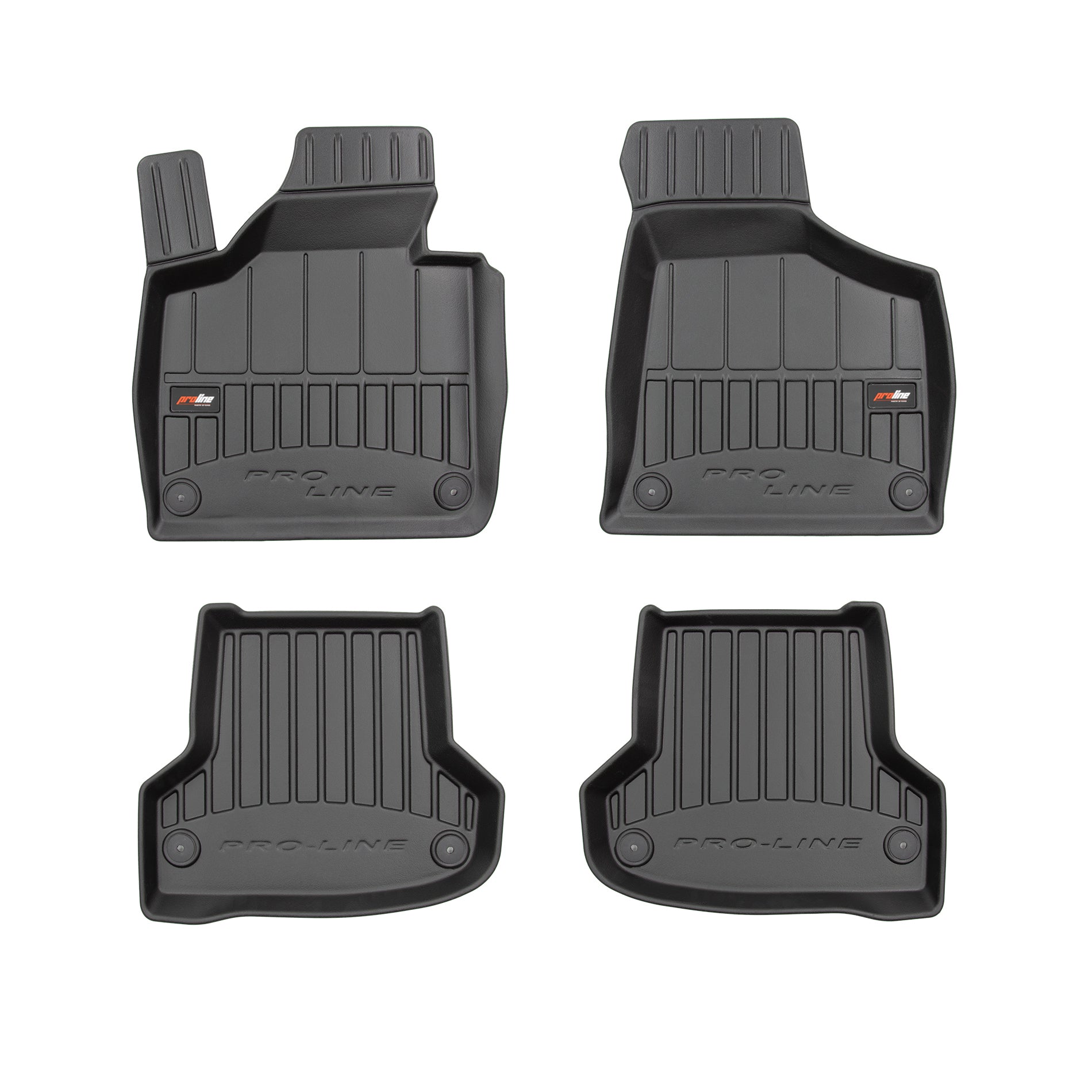PACK 4 TAPETES BORRACHA PRO-LINE AUDI RS3 8P 2003-2013