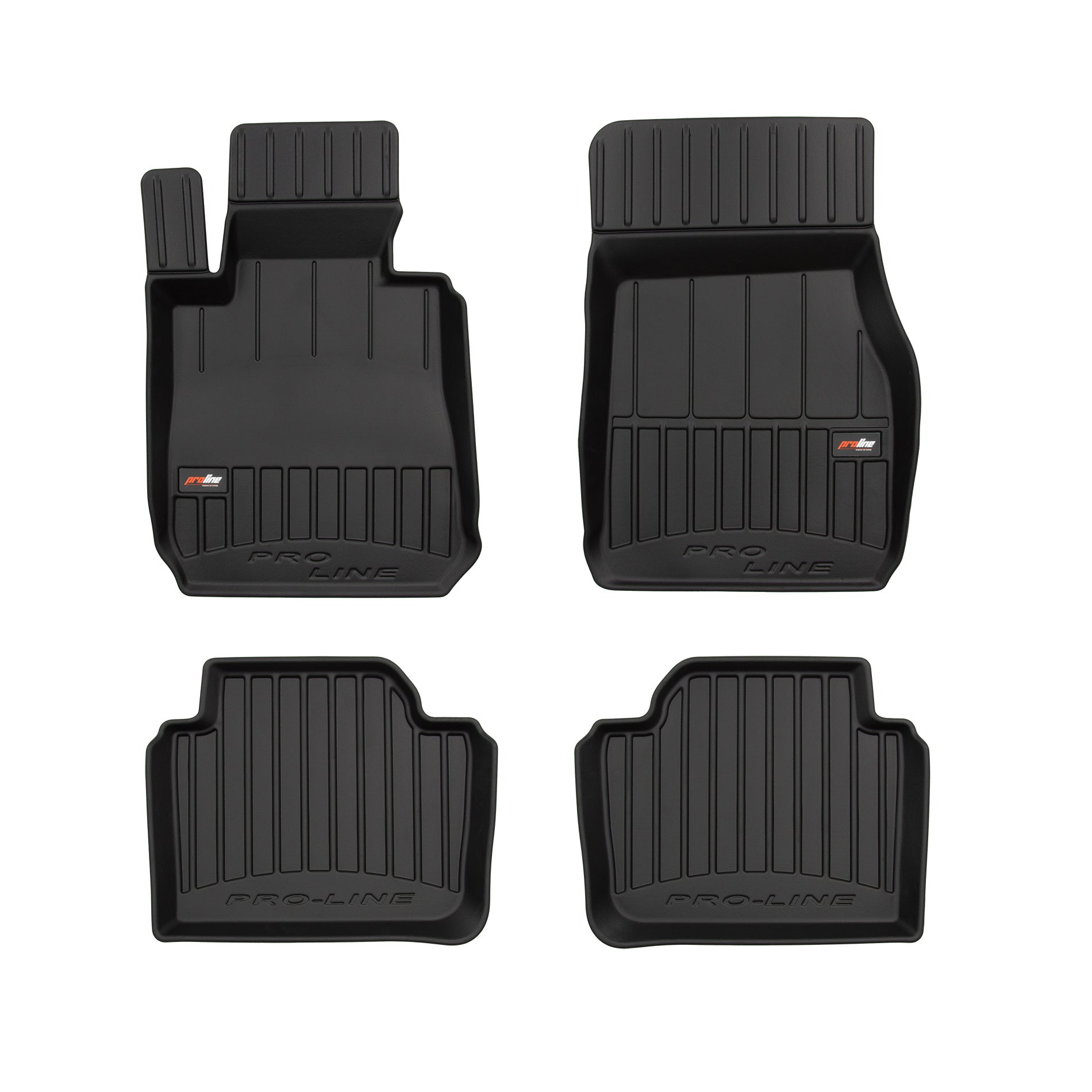 PACK 4 TAPETES BORRACHA PRO-LINE BMW 3 SERIES F30 2011-2018