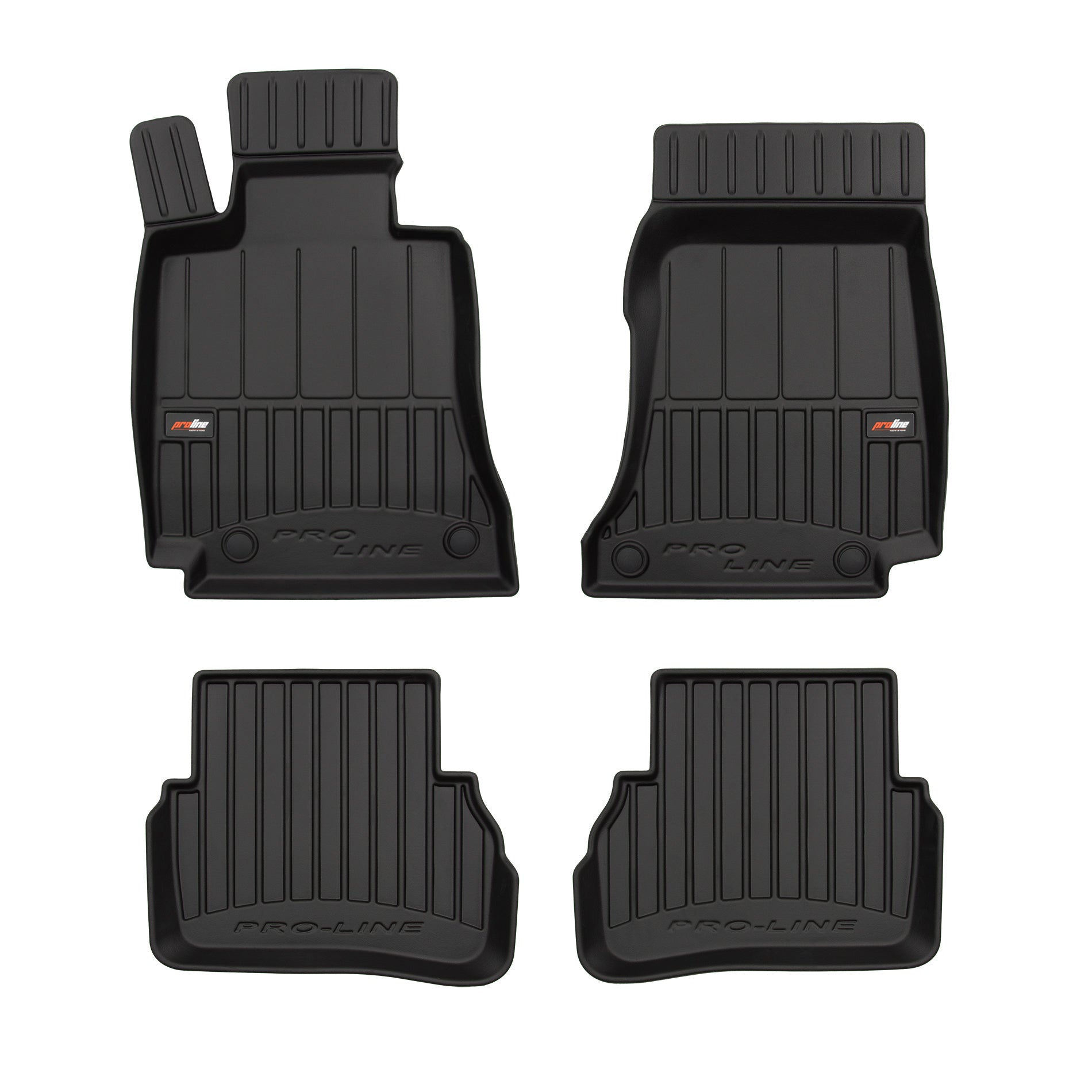 PACK 4 TAPETES BORRACHA PRO-LINE MERCEDES-BENZ CLASSE C W205 2014-2021