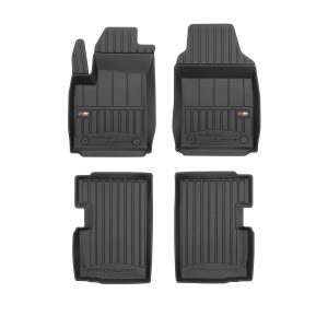 PACK 4 TAPETES BORRACHA PRO-LINE FIAT 500 2007->