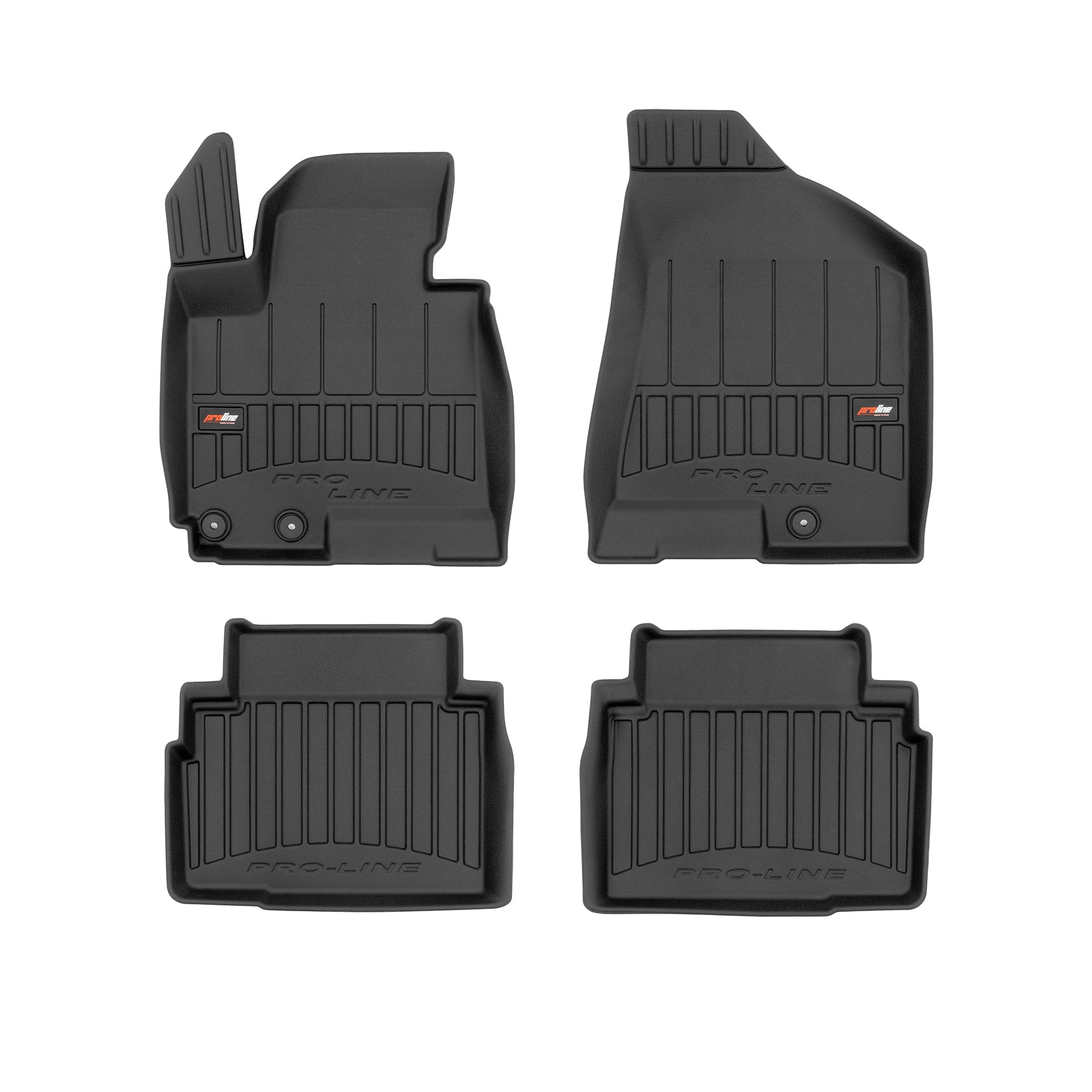 PACK 4 TAPETES BORRACHA PRO-LINE KIA SPORTAGE III 2010-2015