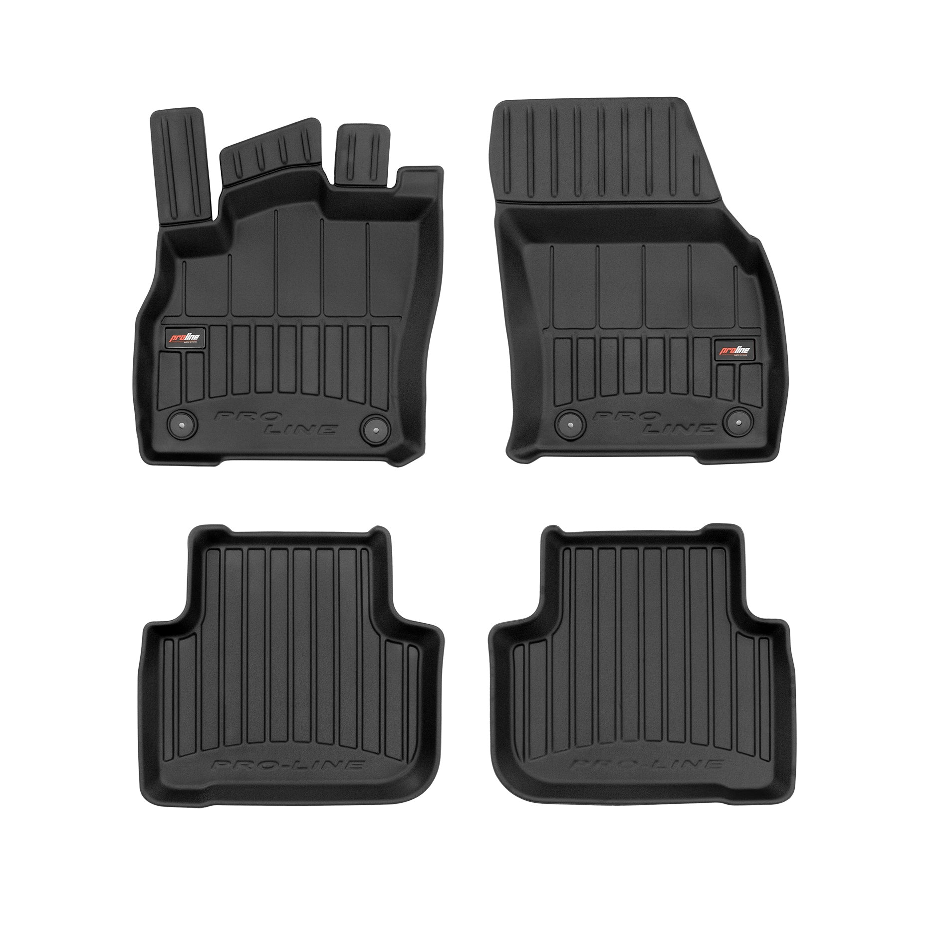 PACK 4 TAPETES BORRACHA PRO-LINE AUDI Q3 II 2018-2025