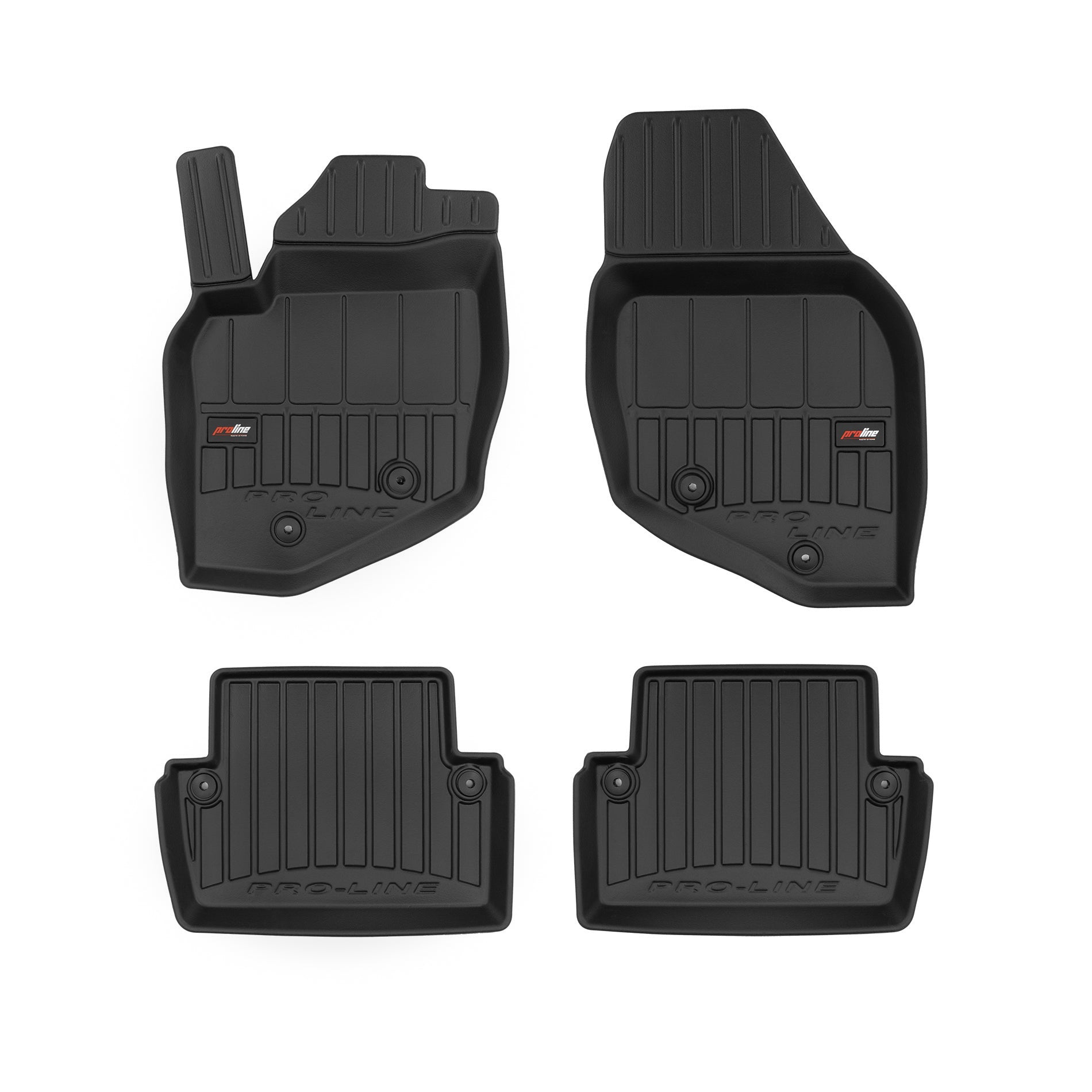 PACK 4 TAPETES BORRACHA PRO-LINE VOLVO V70 II 2000-2007
