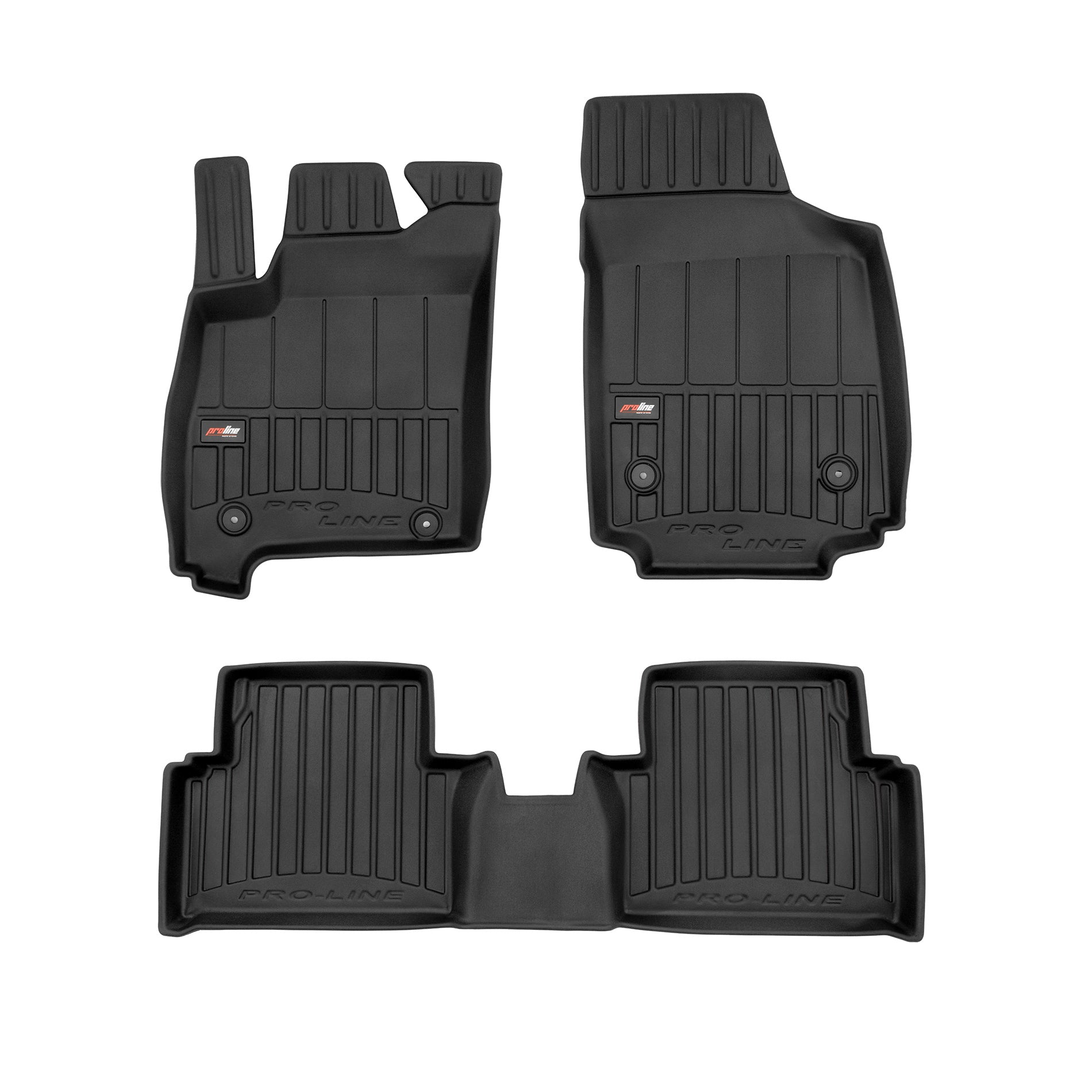 PACK 3 TAPETES BORRACHA PRO-LINE OPEL MERIVA A 2003-2010