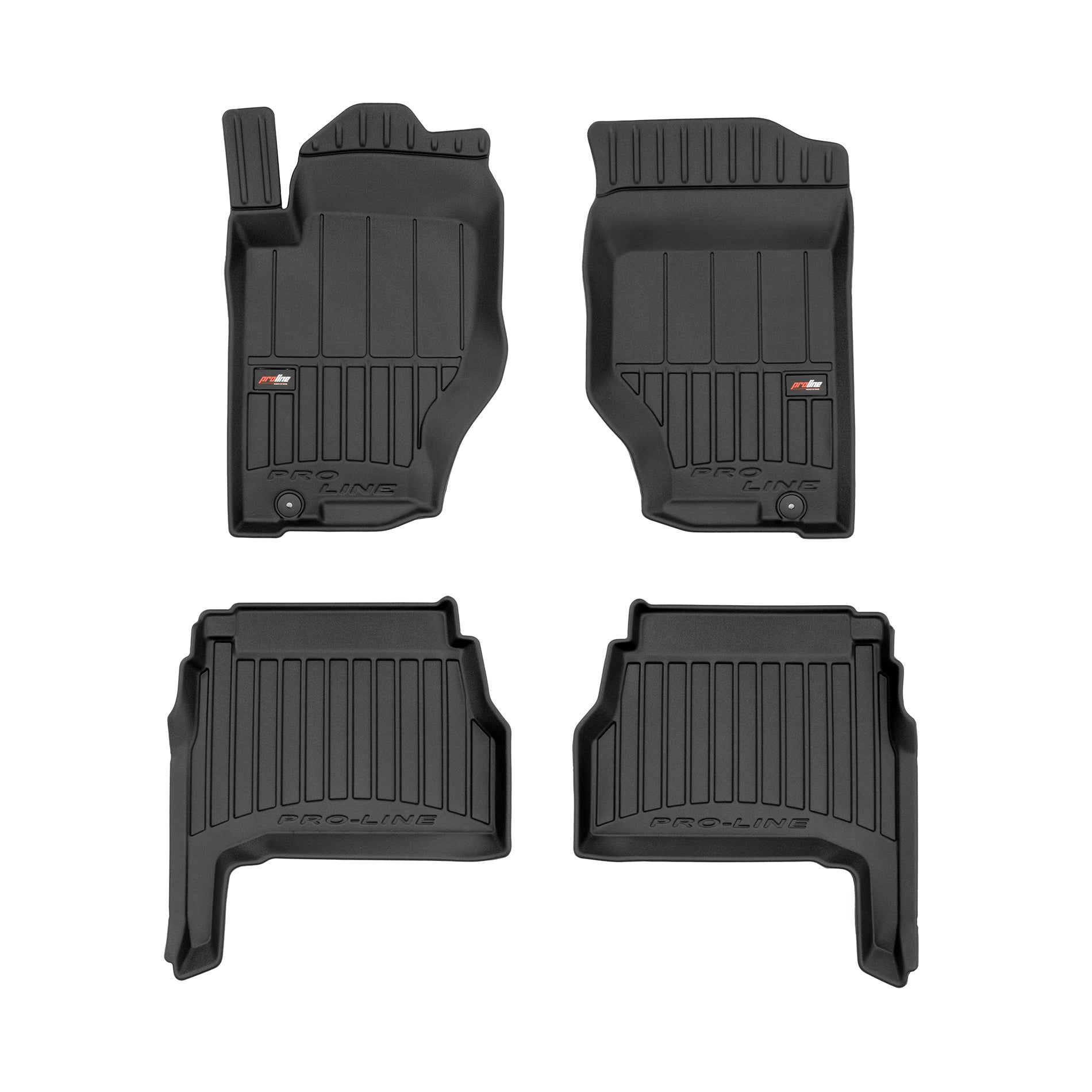 PACK 4 TAPETES BORRACHA PRO-LINE KIA SORENTO I 2002-2009