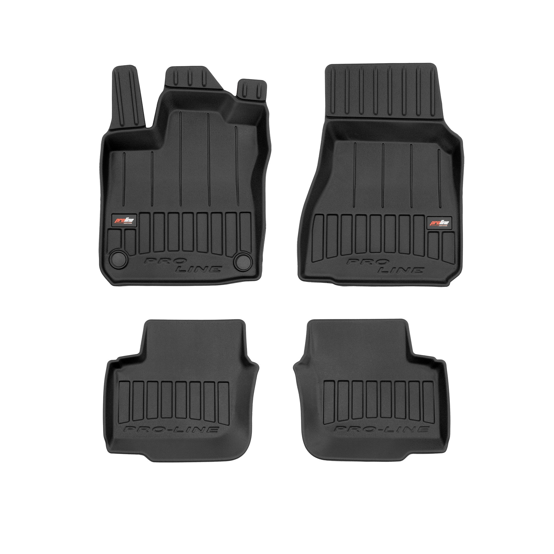 PACK 4 TAPETES BORRACHA PRO-LINE RENAULT TWINGO III 2014-2024