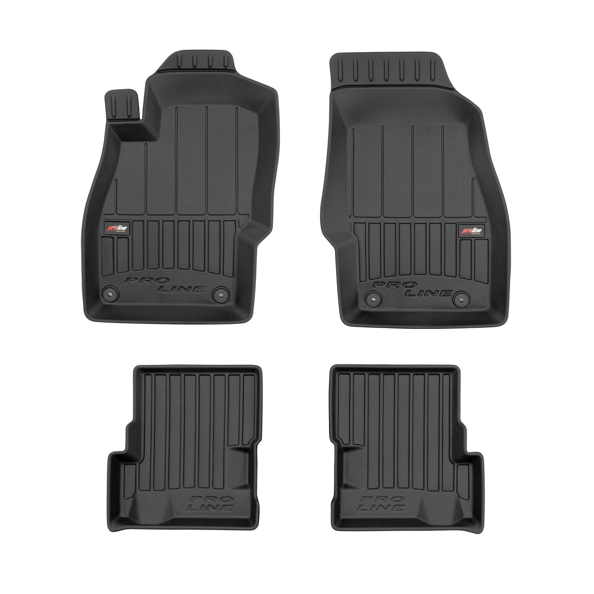 PACK 4 TAPETES BORRACHA PRO-LINE OPEL ADAM 2012-2019