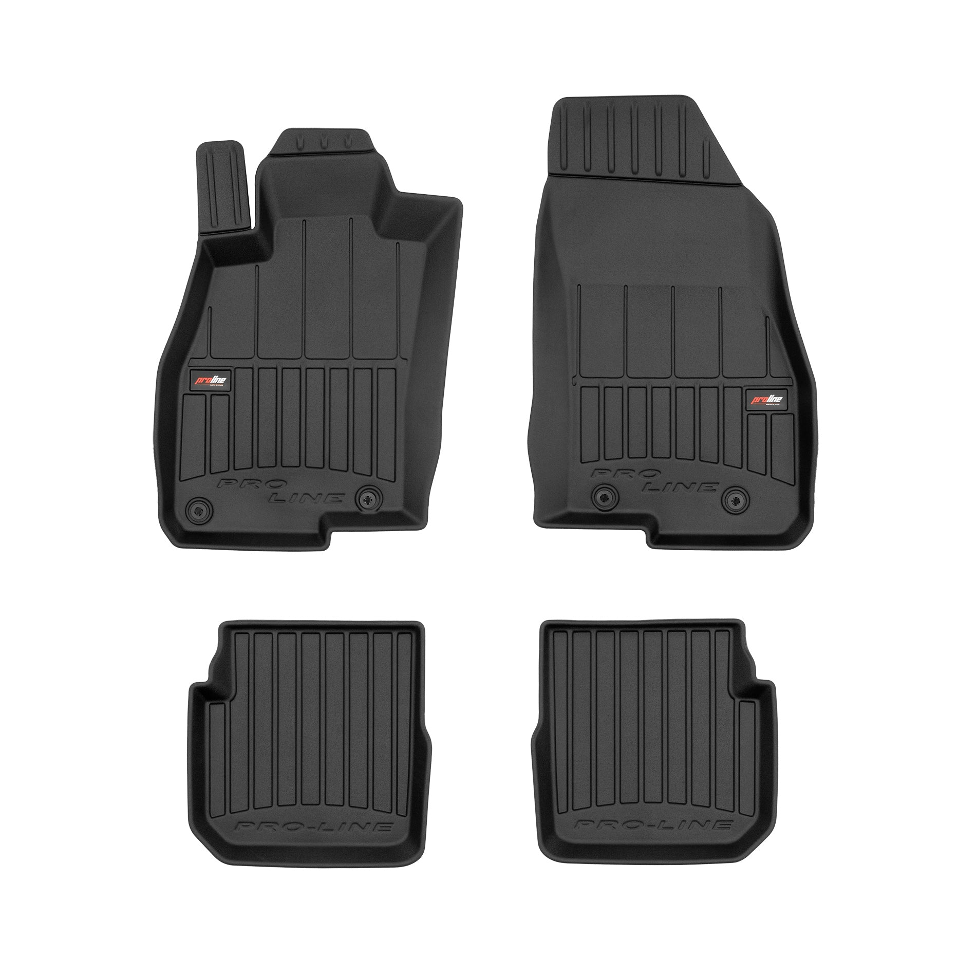 PACK 4 TAPETES BORRACHA PRO-LINE ALFA ROMEO MITO 2008-2018