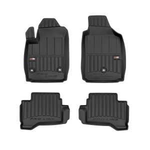 PACK 4 TAPETES BORRACHA PRO-LINE FIAT 500E I 2015-2020 ELETRICO POS-FACELIFT