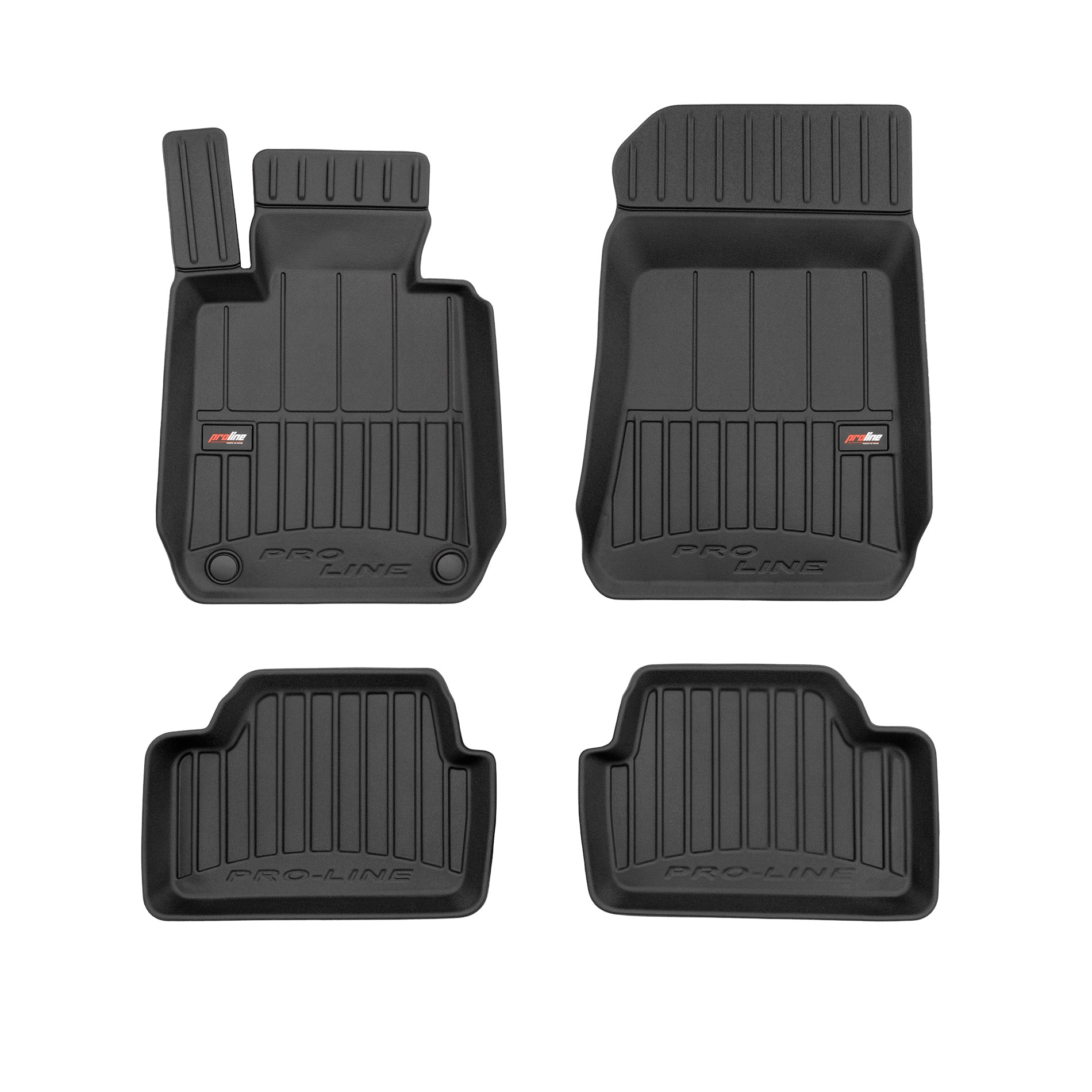 PACK 4 TAPETES BORRACHA PRO-LINE BMW 1 SERIES E81 2004-2011