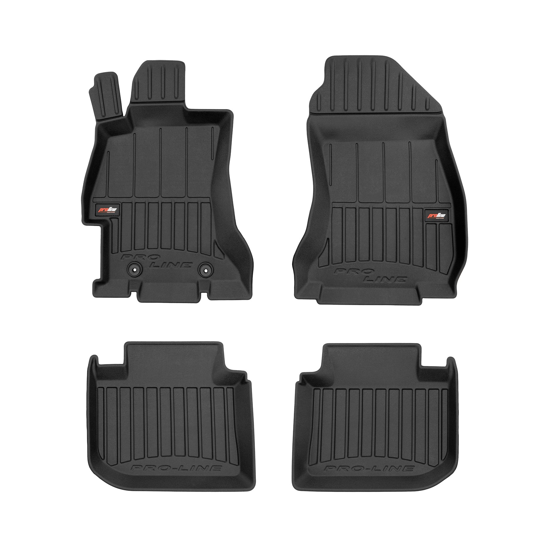 PACK 4 TAPETES BORRACHA PRO-LINE SUBARU WRX 2014-2021