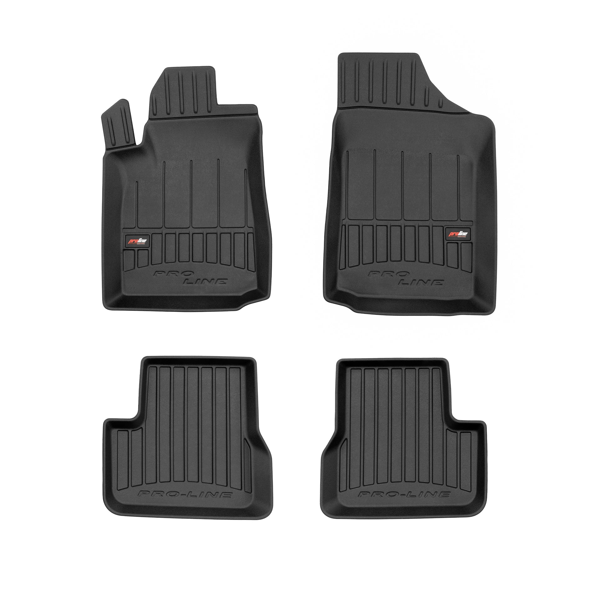 PACK 4 TAPETES BORRACHA PRO-LINE CITROEN C3 I 2002-2009