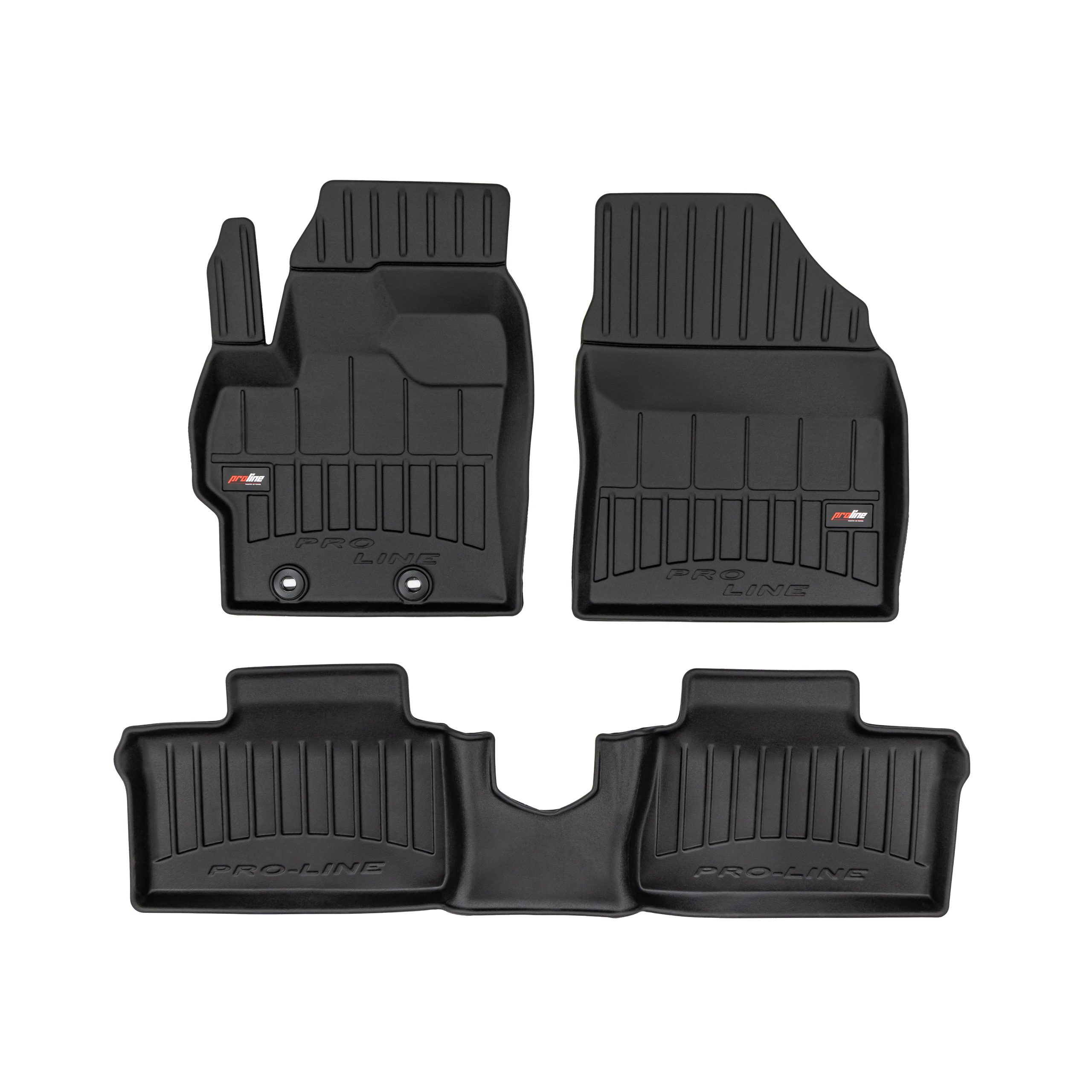 PACK 3 TAPETES BORRACHA PRO-LINE TOYOTA AYGO X 2022->