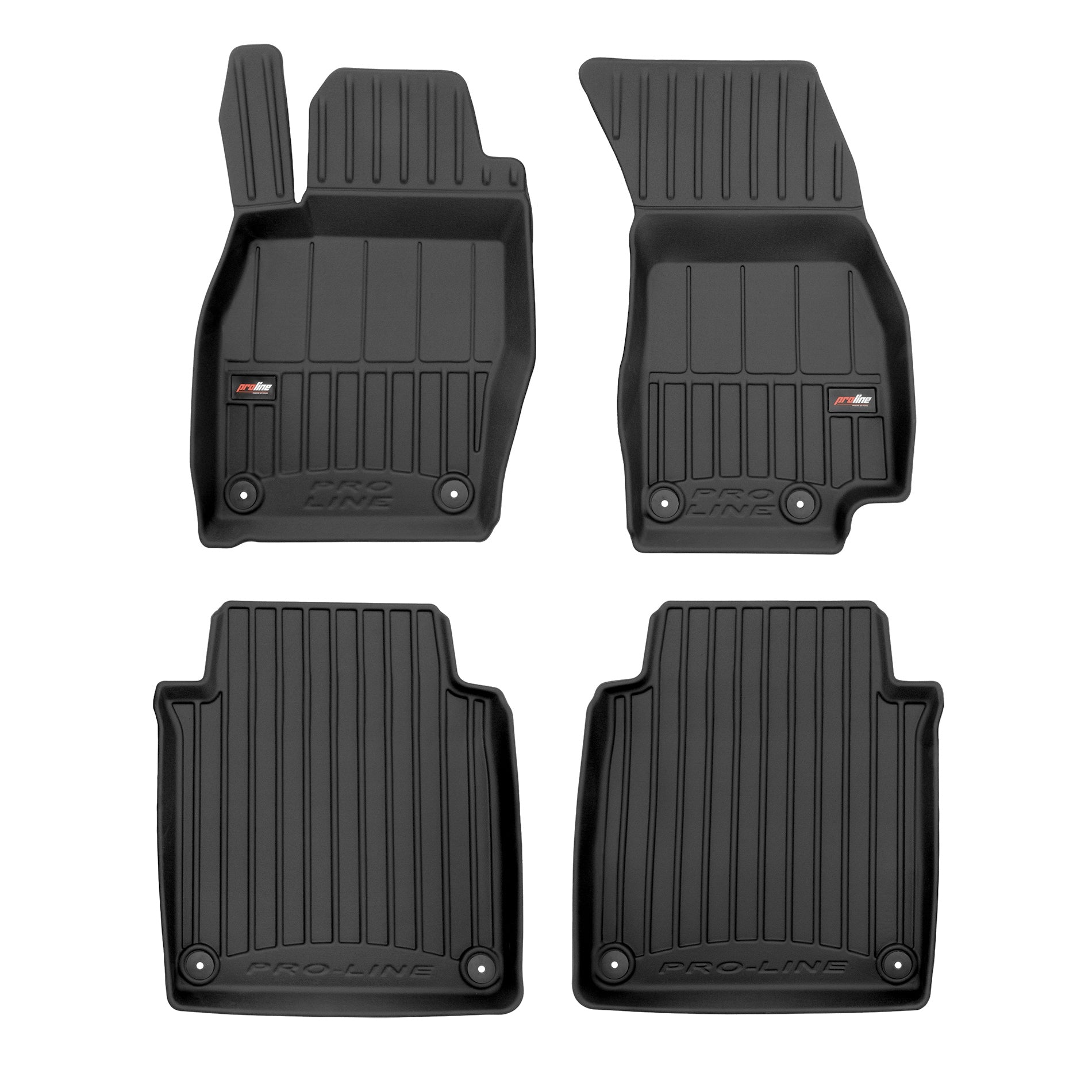 PACK 4 TAPETES BORRACHA PRO-LINE AUDI A8 D5 2017-> LONGO