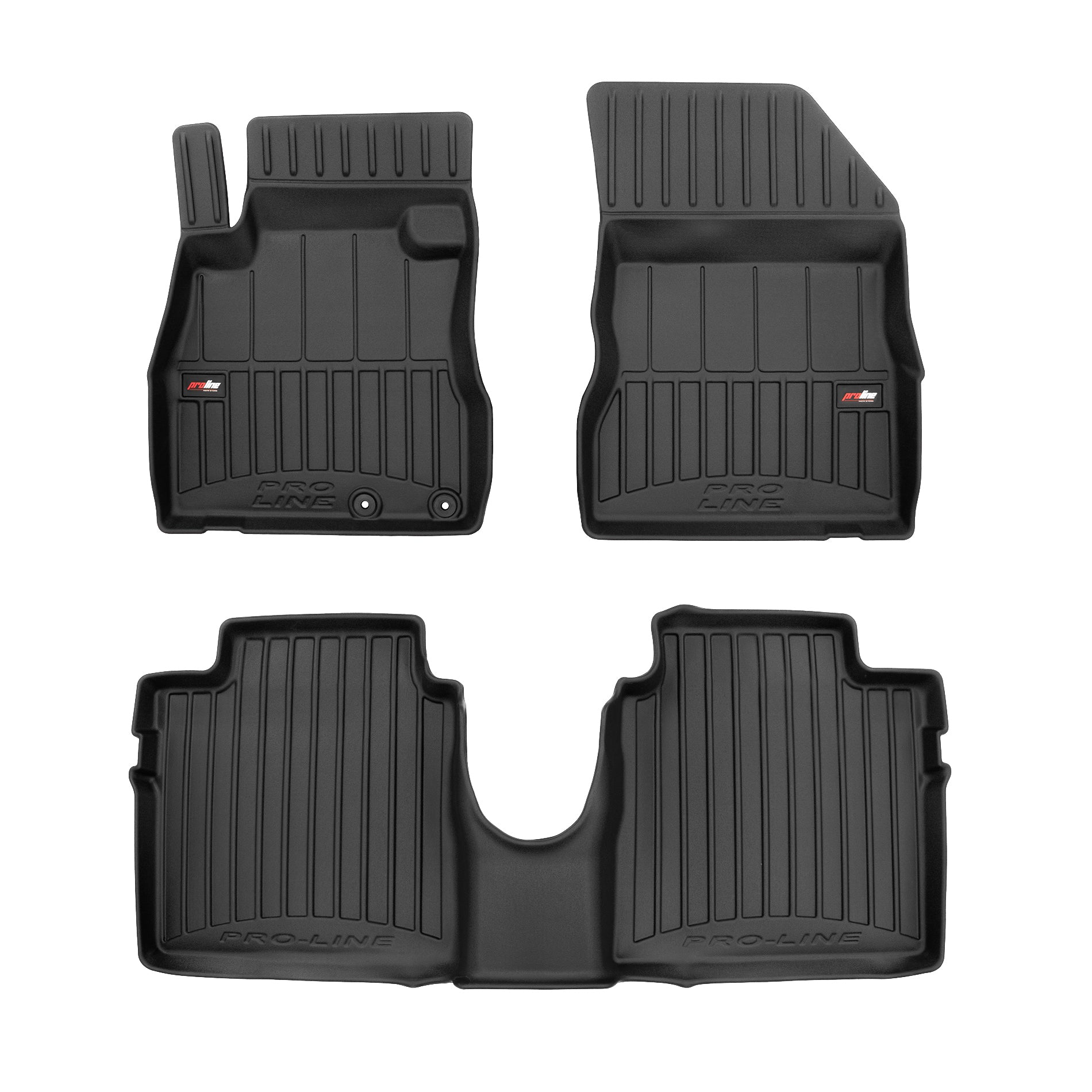 PACK 3 TAPETES BORRACHA PRO-LINE NISSAN NOTE II 2012-2017 PRE-FACELIFT