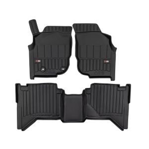 PACK 3 TAPETES BORRACHA PRO-LINE TOYOTA HILUX VII 2005-2015