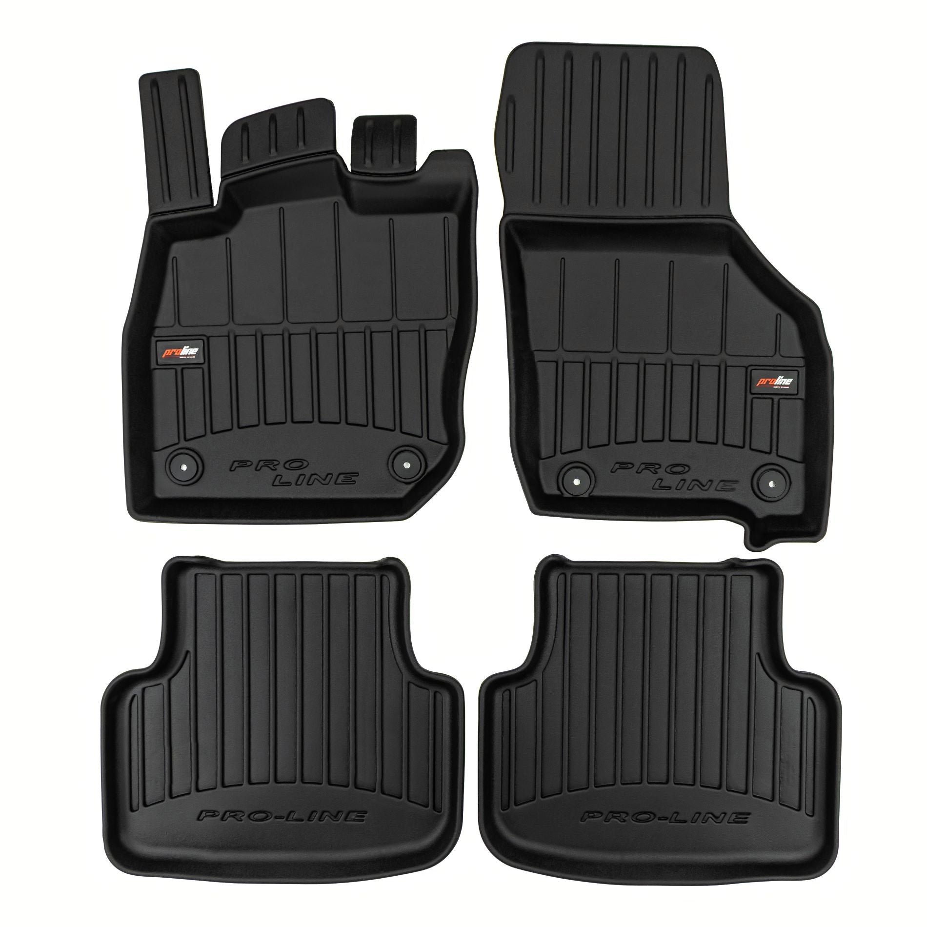 PACK 4 TAPETES BORRACHA PRO-LINE SKODA OCTAVIA IV 2019-> MILD HYBRID