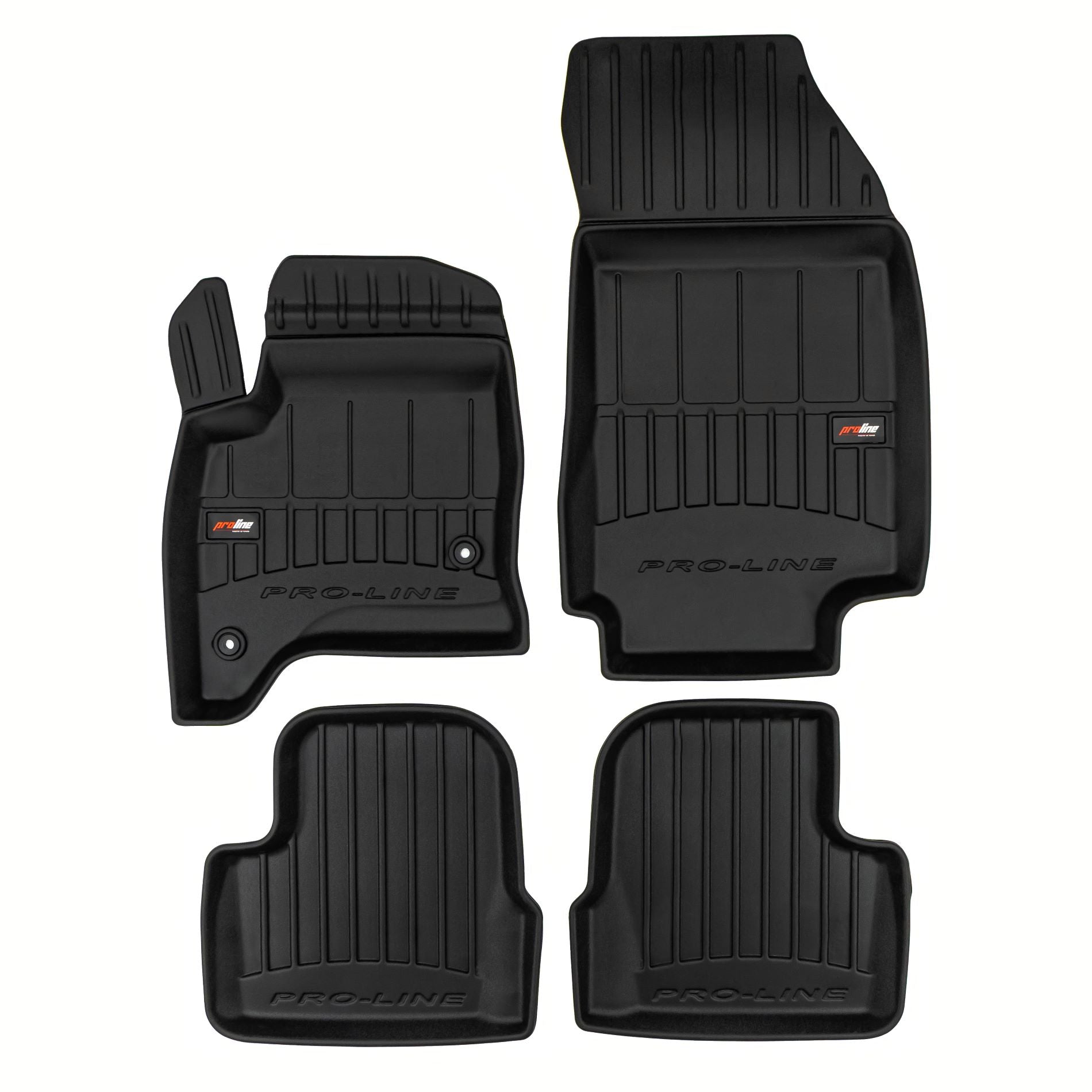 PACK 4 TAPETES BORRACHA PRO-LINE FIAT 600 2023->