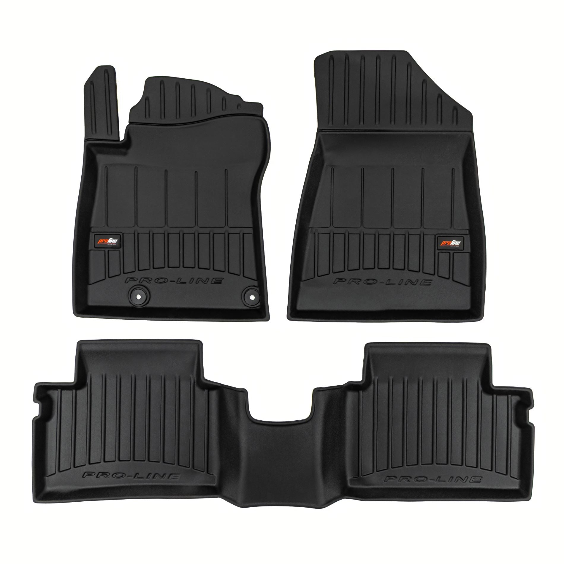 PACK 3 TAPETES BORRACHA PRO-LINE KIA NIRO II 2022-> PHEV