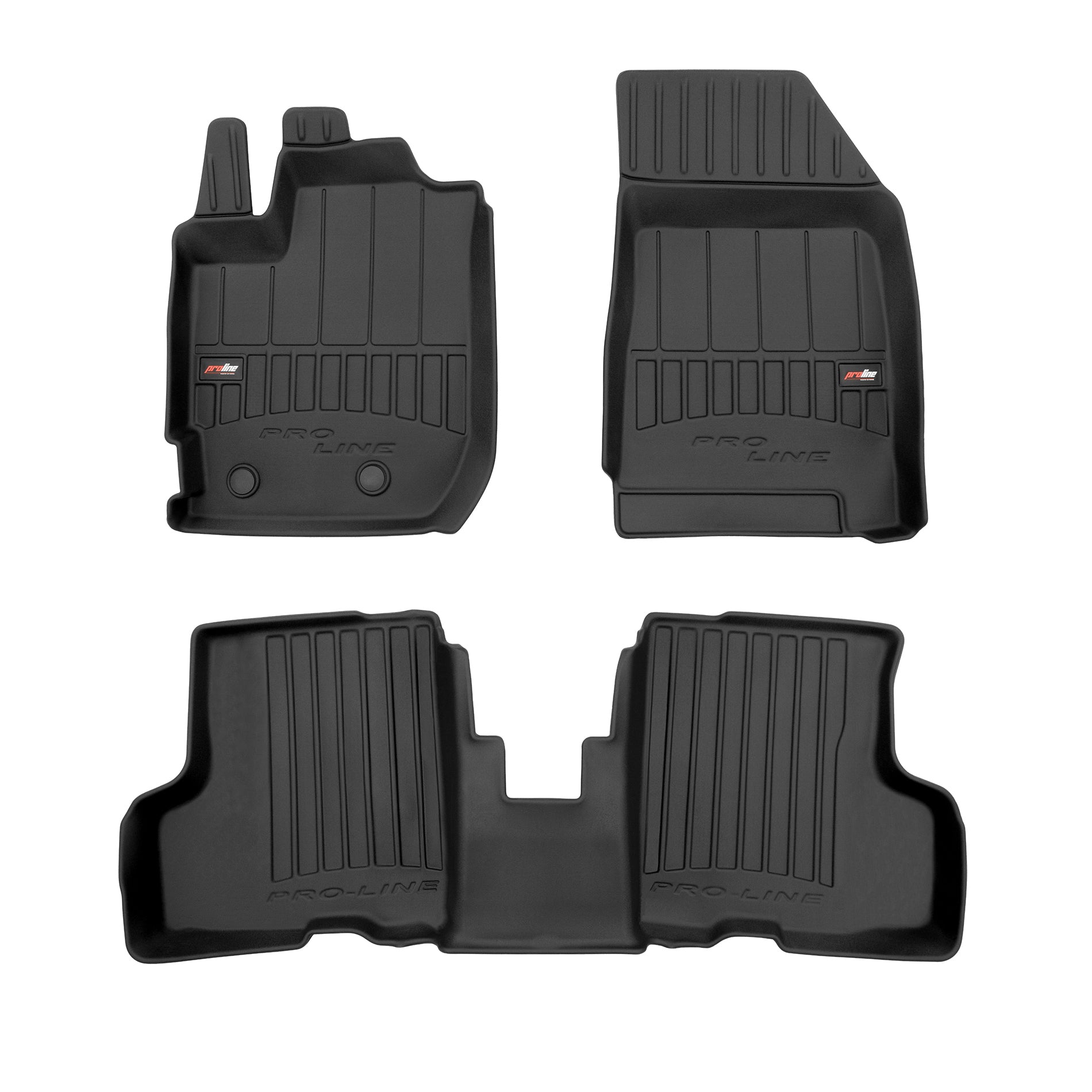 PACK 3 TAPETES BORRACHA PRO-LINE DACIA DUSTER II 2021-2024 POS-FACELIFT