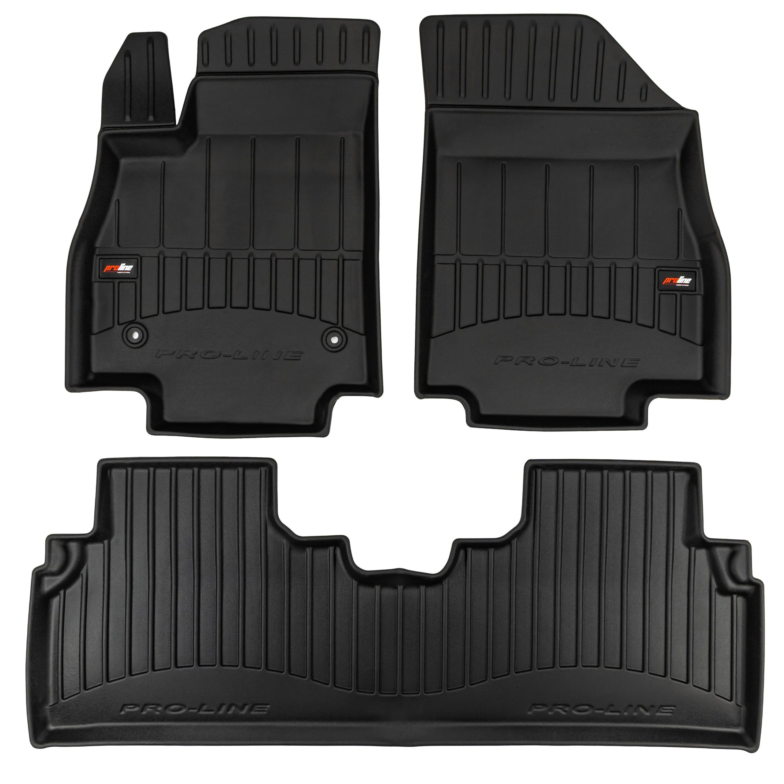 PACK 3 TAPETES BORRACHA PRO-LINE KIA EV3 2024->