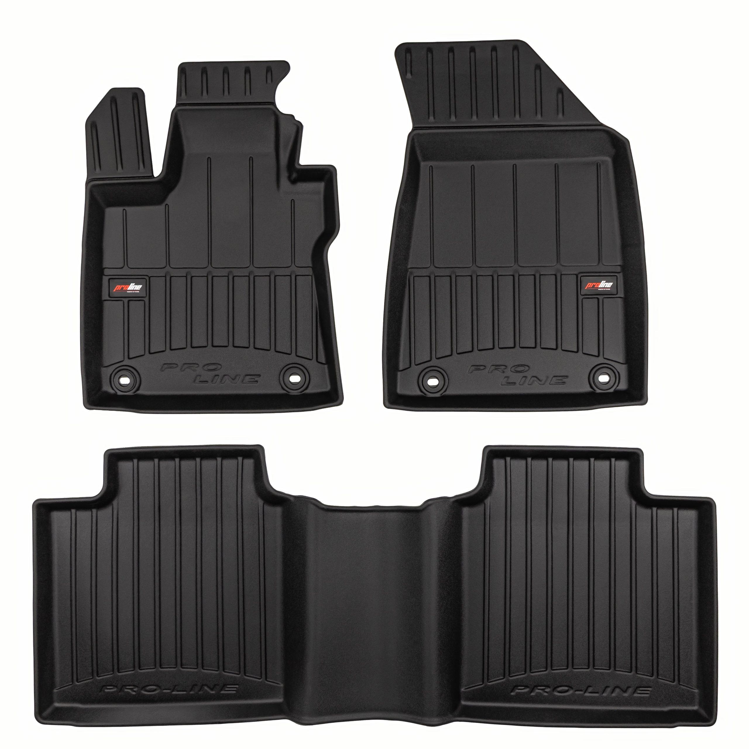 PACK 3 TAPETES BORRACHA PRO-LINE MG HS II 2024-> PHEV