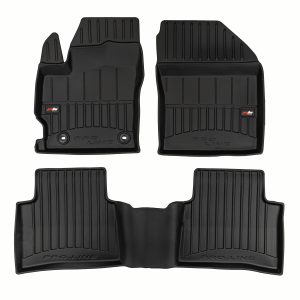 PACK 3 TAPETES BORRACHA PRO-LINE TOYOTA COROLLA XII CARRINHA 2018-> HIBRIDO