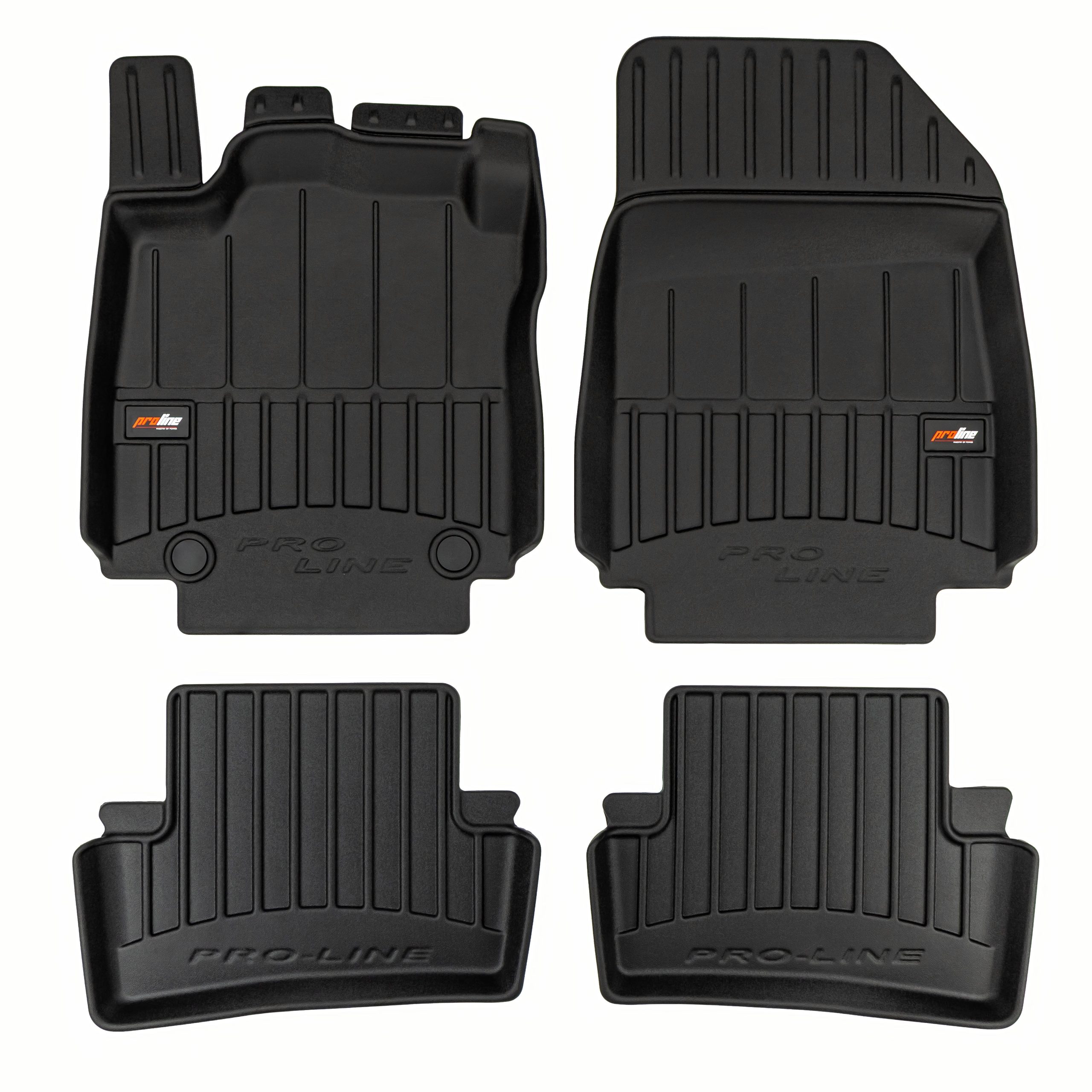 PACK 4 TAPETES BORRACHA PRO-LINE RENAULT CLIO IV 2012-2020