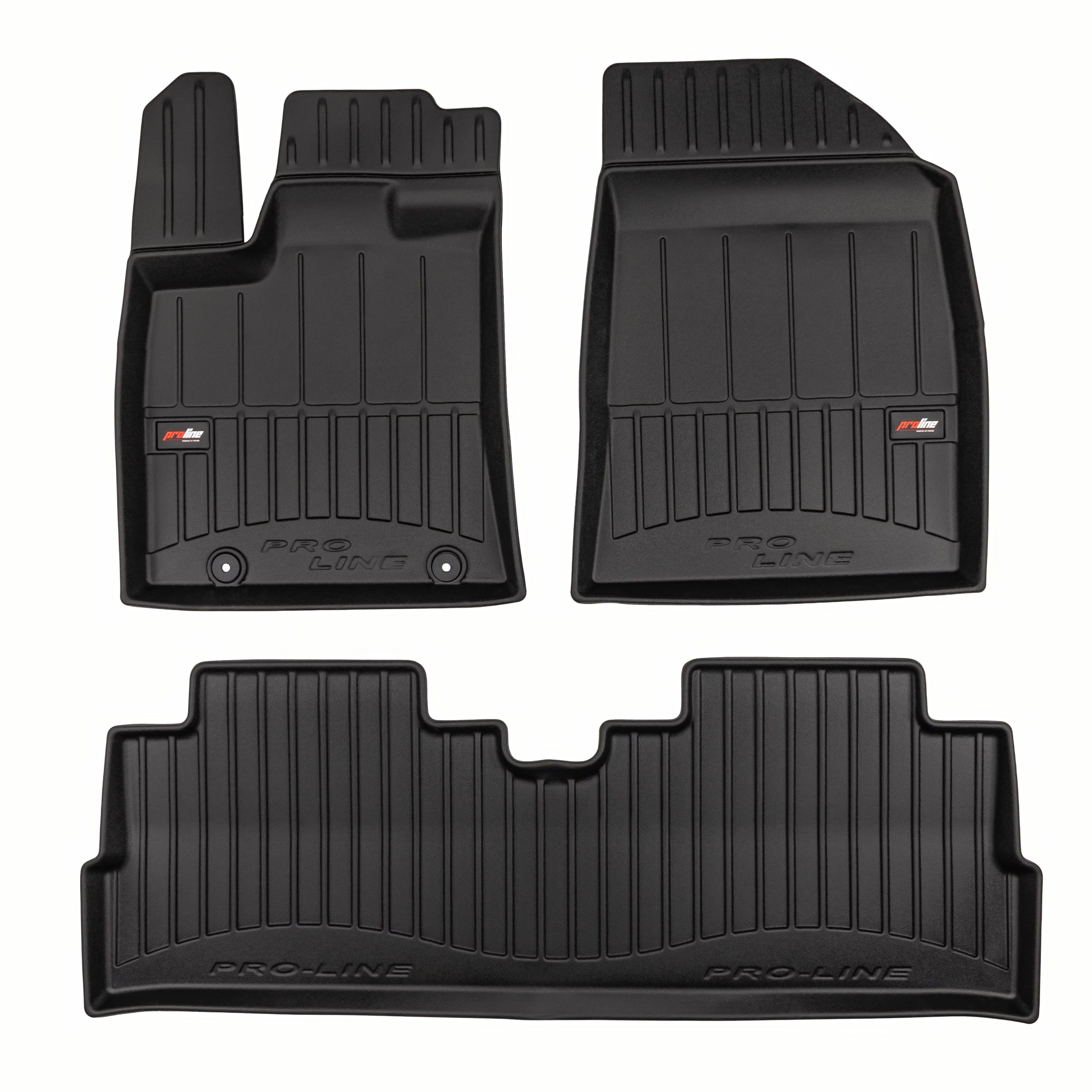 PACK 3 TAPETES BORRACHA PRO-LINE BYD DOLPHIN SURF 2025->