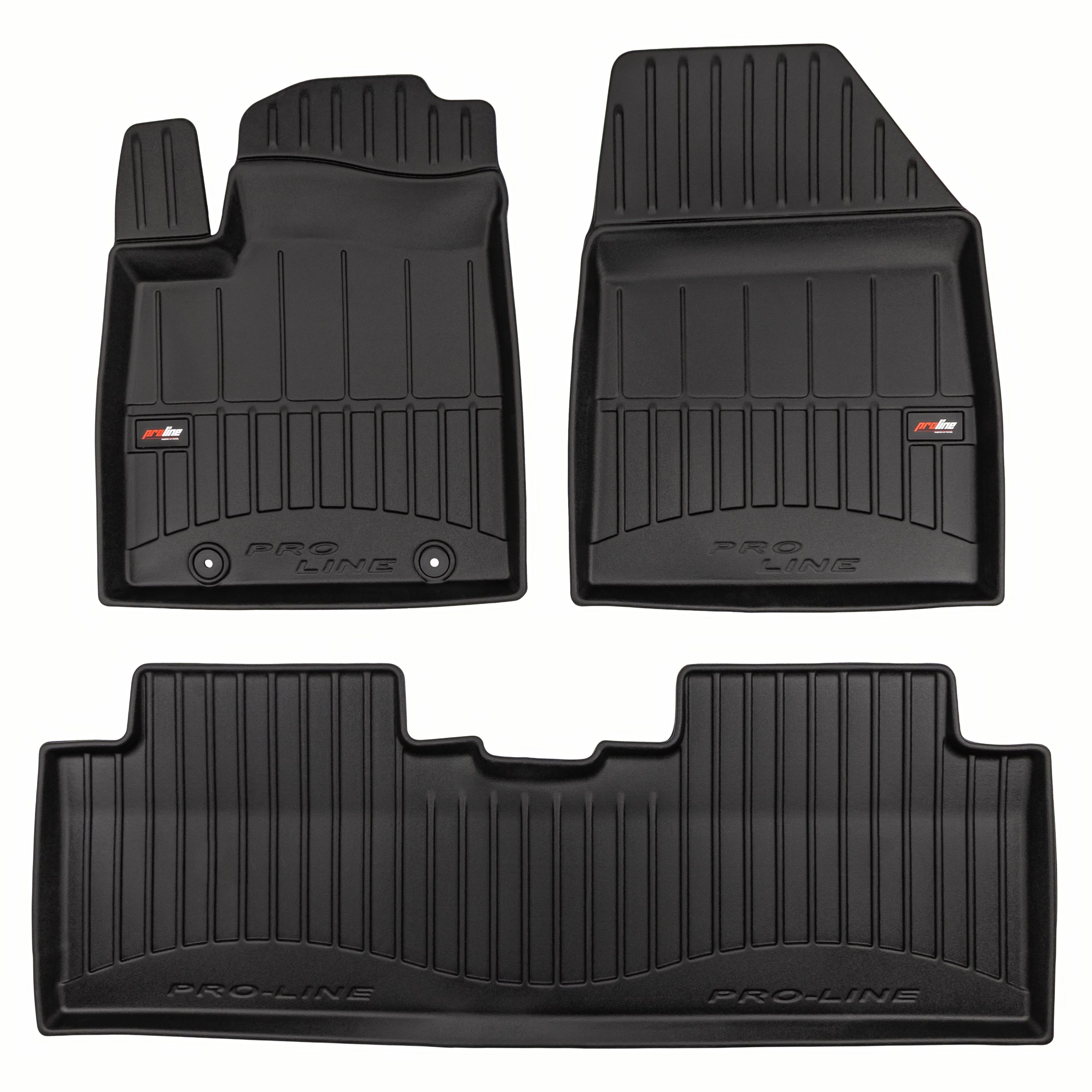 PACK 3 TAPETES BORRACHA PRO-LINE BYD ATTO2 2024->
