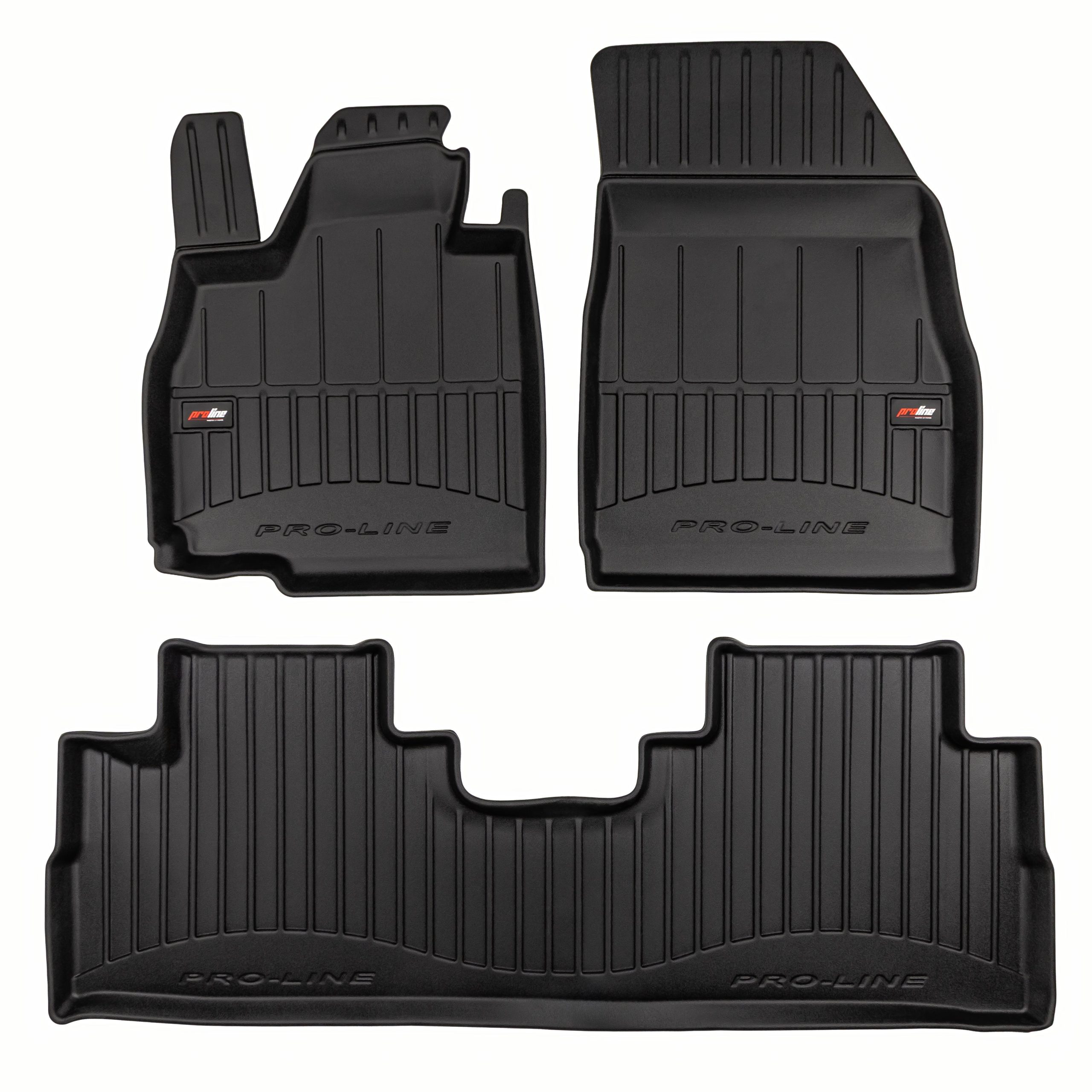 PACK 3 TAPETES BORRACHA PRO-LINE OMODA 9 2025-> PHEV