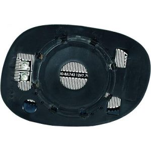 Vidro de espelho, espelho retrovisor exterior Direito para Peugeot 1007 05-09