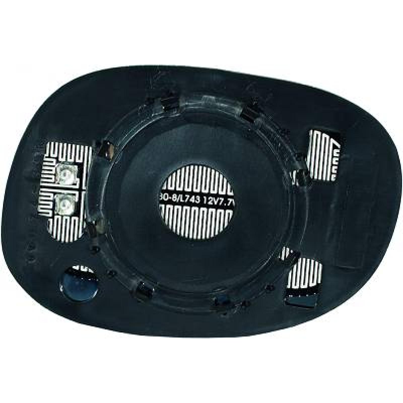 Vidro de espelho, espelho retrovisor exterior Direito para Peugeot 1007 05-09