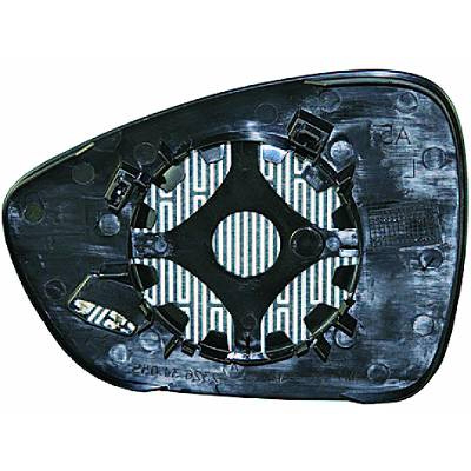 Vidro de espelho, espelho retrovisor exterior Esquerdo para Citroen C3 09-16