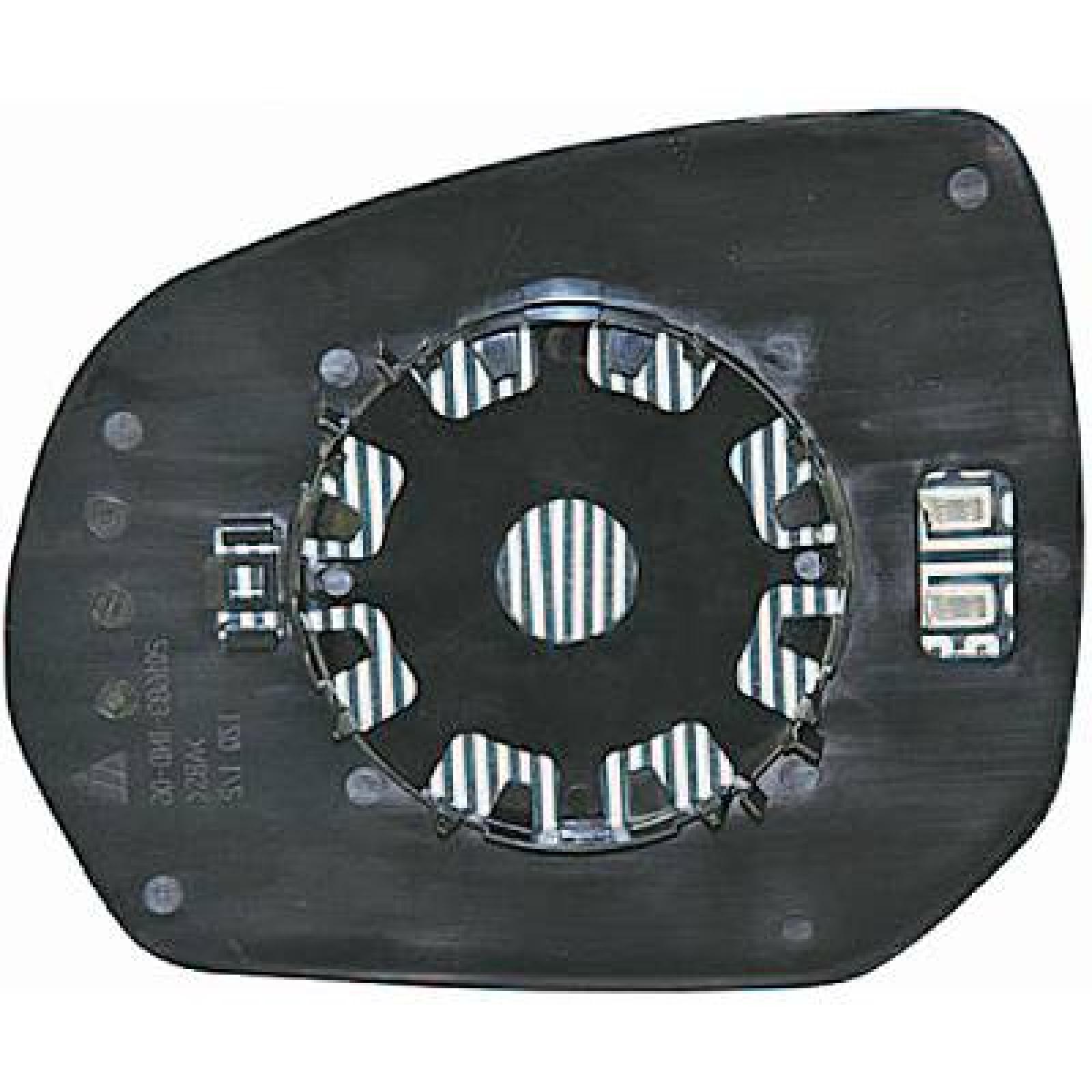 Vidro de espelho, espelho retrovisor exterior Esquerdo para Citroen C4/Grand Picasso 10->>