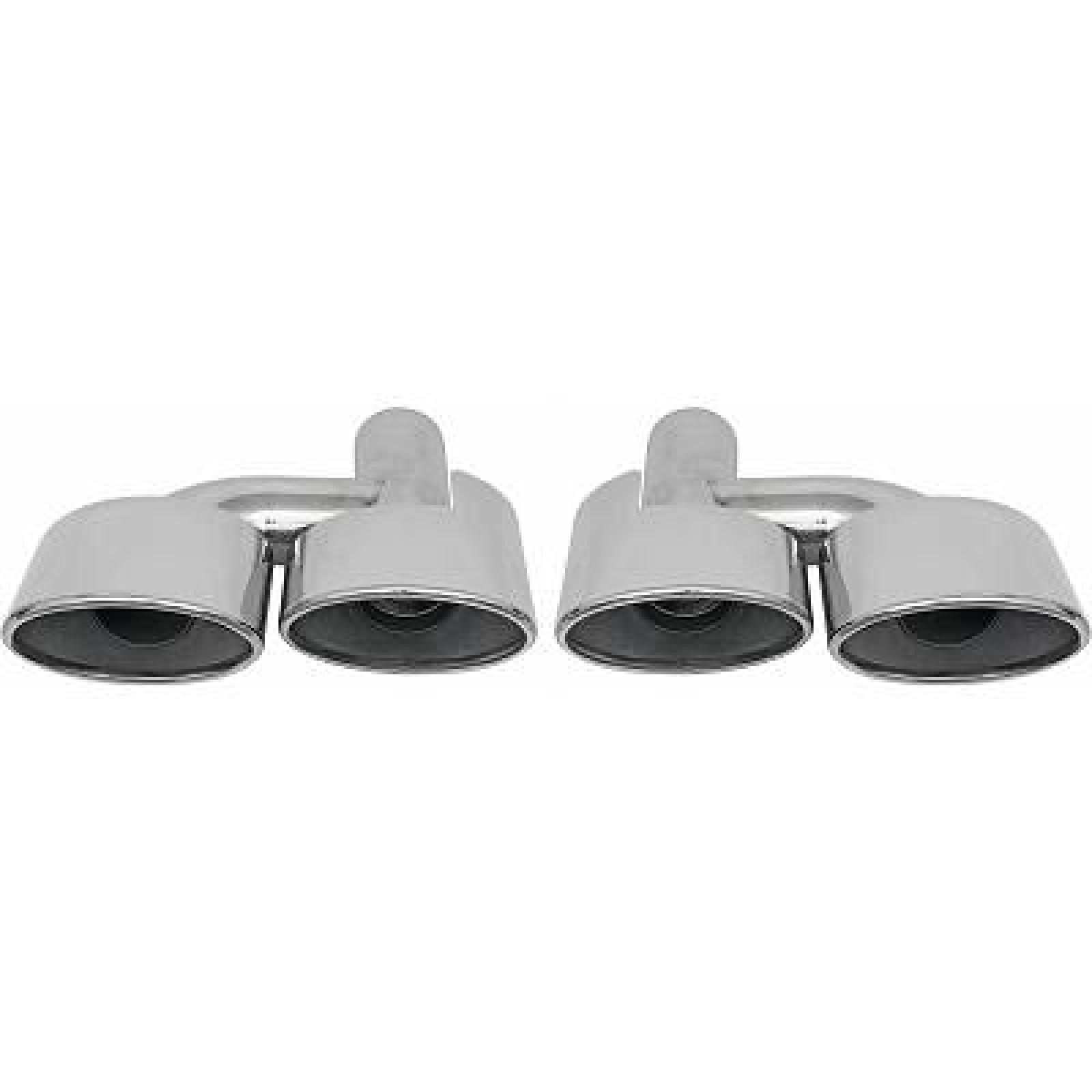 Deflector do tubo de escape Direito para Mercedes Classe C W204 07-11