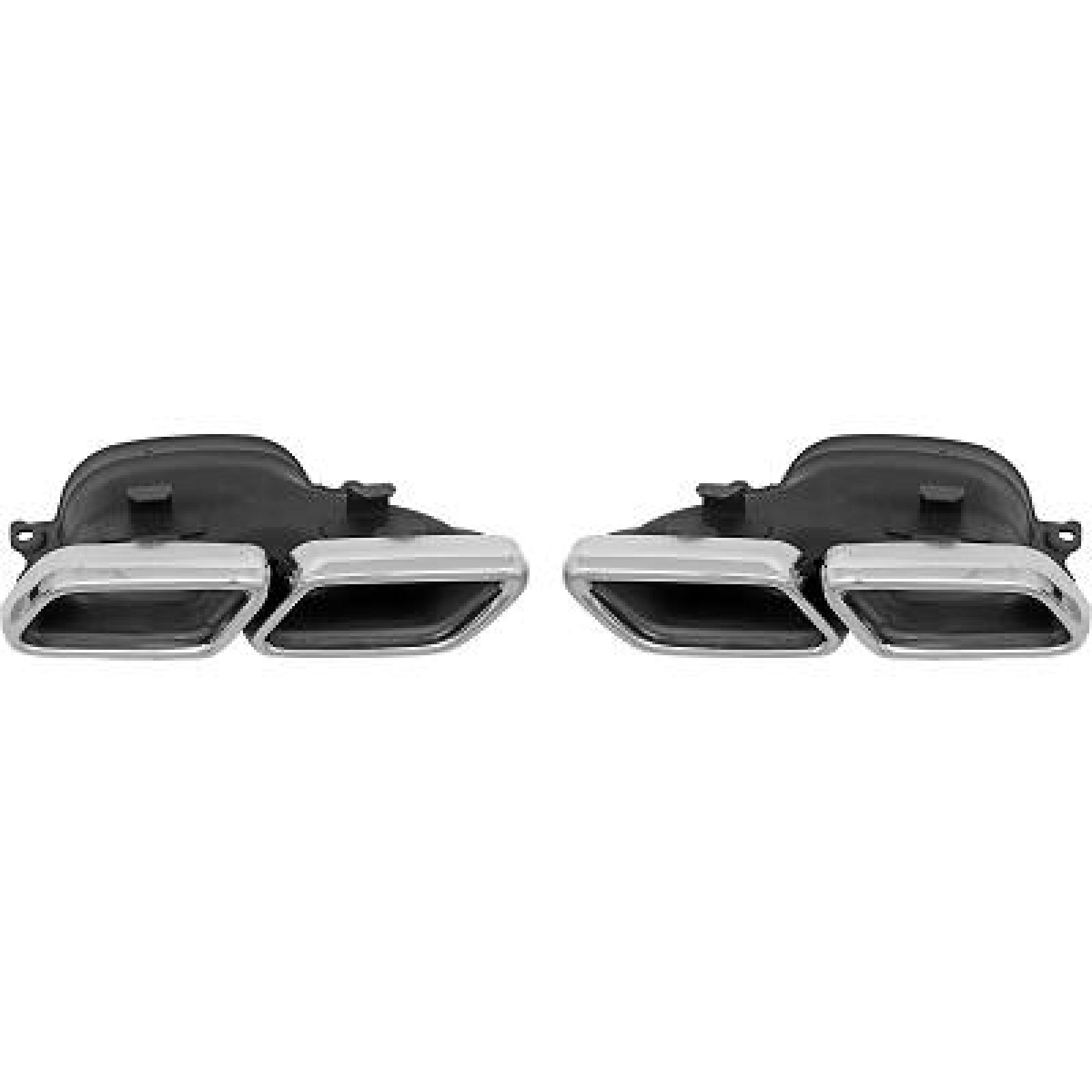 Deflector do tubo de escape Direito para Mercedes Classe C W205 1.14-7.18