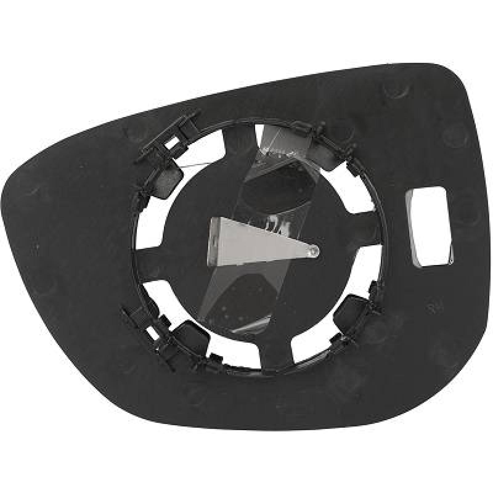Vidro de espelho, espelho retrovisor exterior Direito para Citroen C-Elysee 17->>
