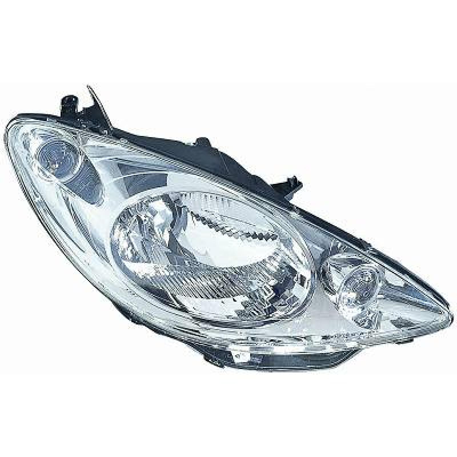 Farol principal Direito para Peugeot 107 12->>
