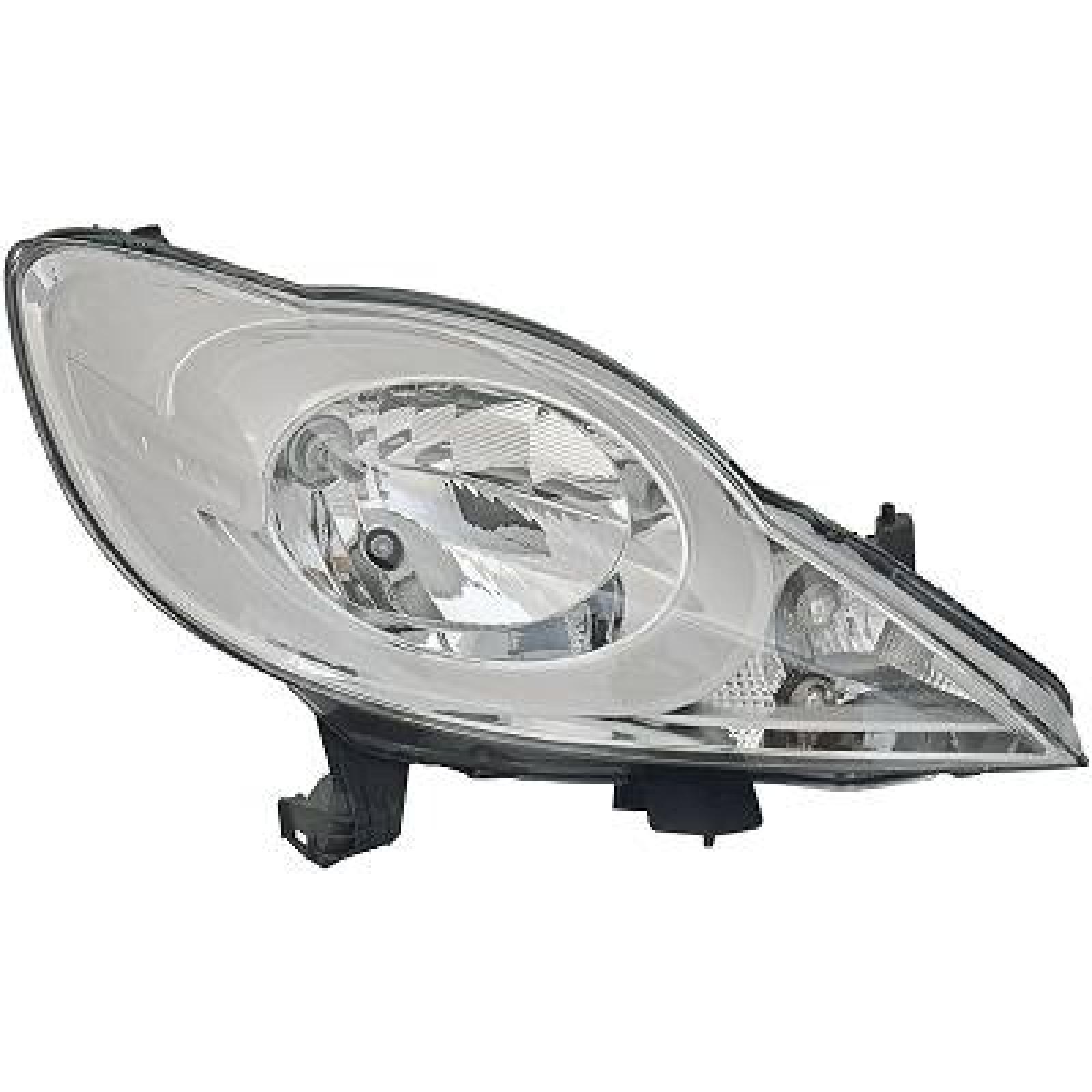 Farol principal Direito para Peugeot 107 12->>