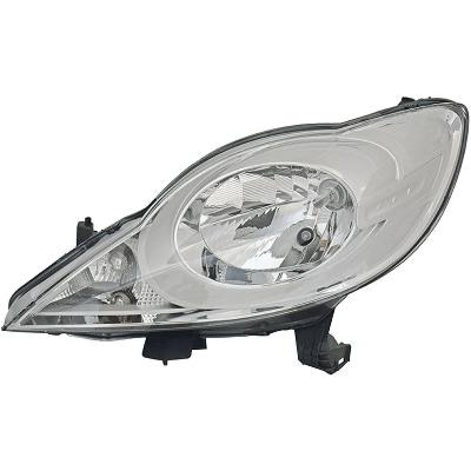 Farol principal Esquerdo para Peugeot 107 12->>