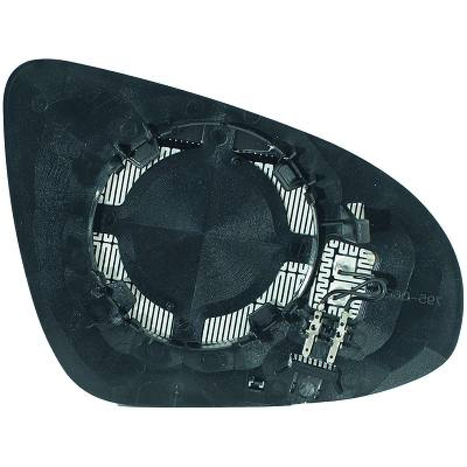 Vidro de espelho, espelho retrovisor exterior Esquerdo para Peugeot 108 14->>