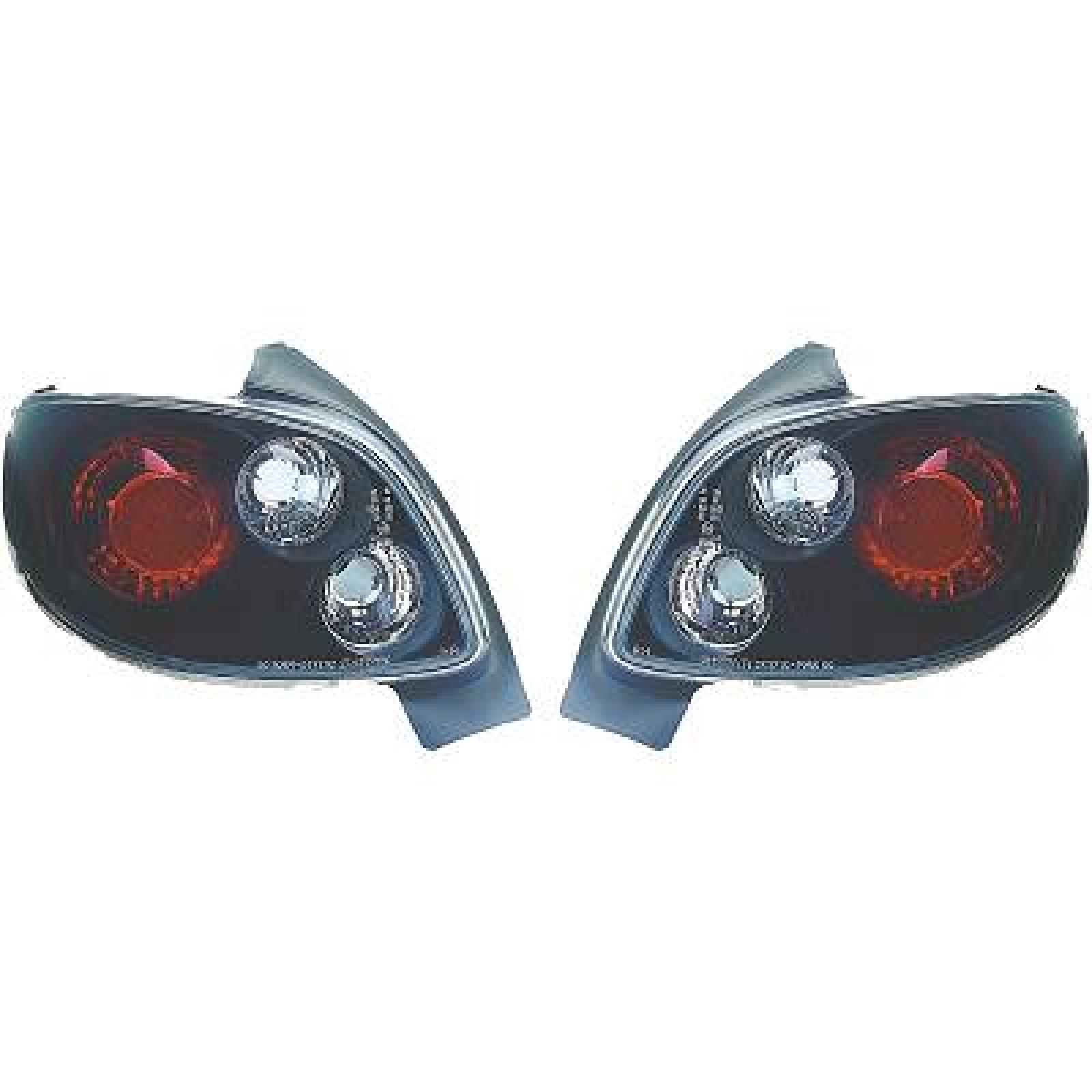 Jogo de farolins traseiros para Peugeot 206/206CC 98-08