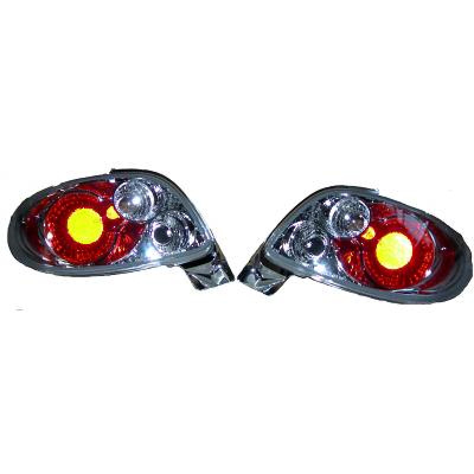 Jogo de farolins traseiros para Peugeot 206/206CC 98-08