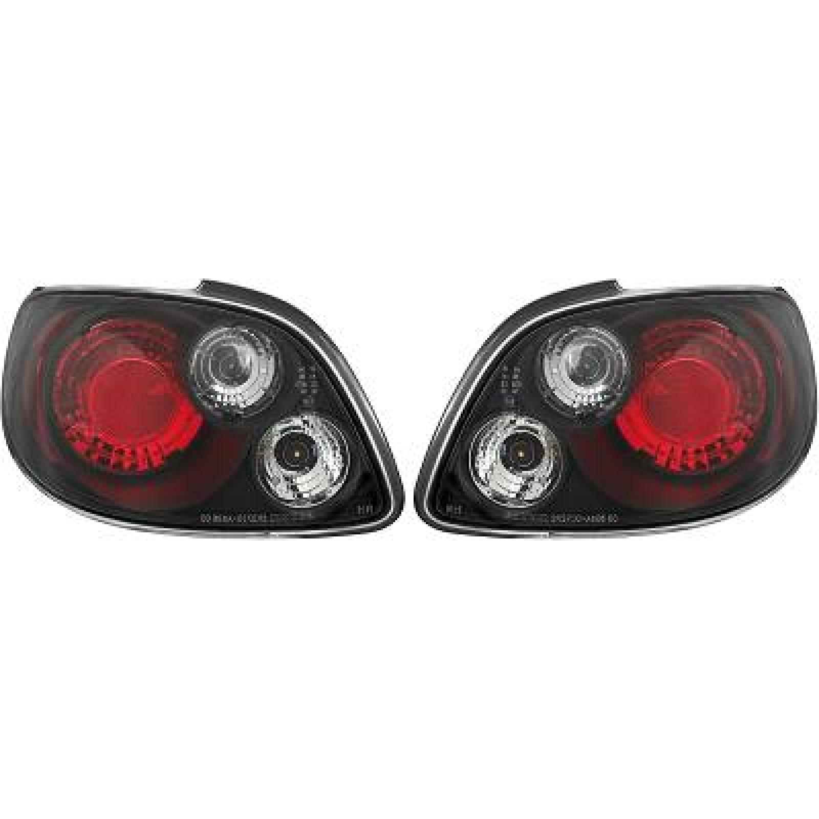 Jogo de farolins traseiros para Peugeot 206/206CC 98-08