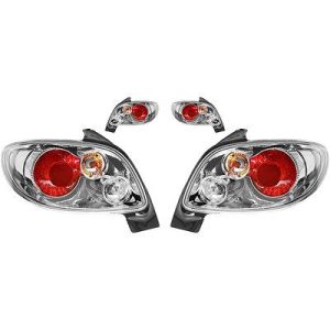 Jogo de farolins traseiros para Peugeot 206/206CC 98-08