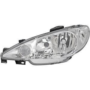 Farol principal Esquerdo para Peugeot 206/206CC 98-08