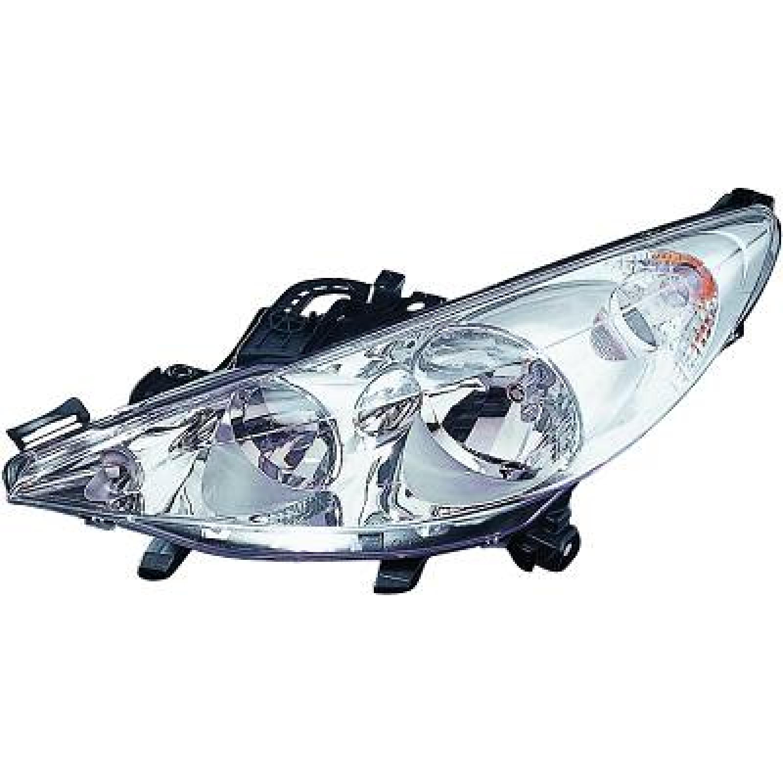 Farol principal Esquerdo para Peugeot 207 06-09